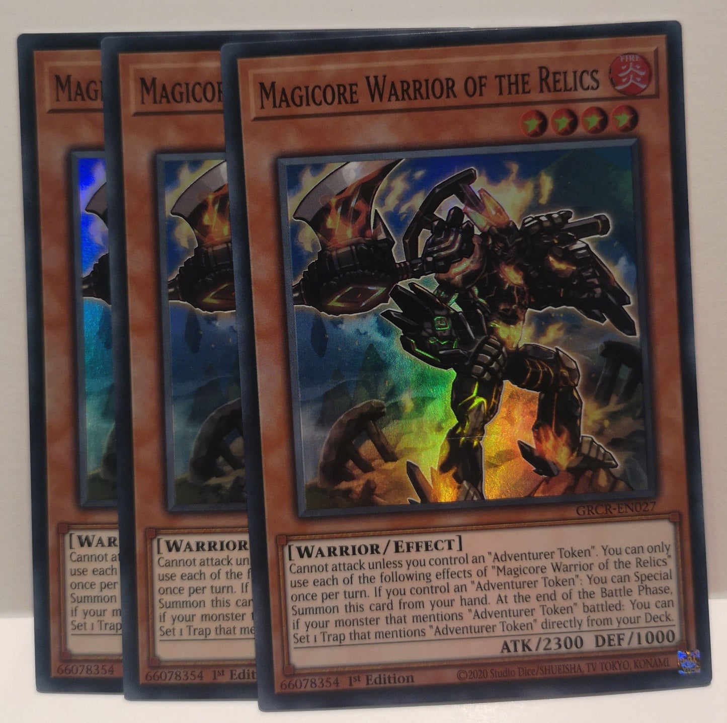 Yu-Gi-Oh! Magicore Warrior Of The Relics Playset GRCR-EN027