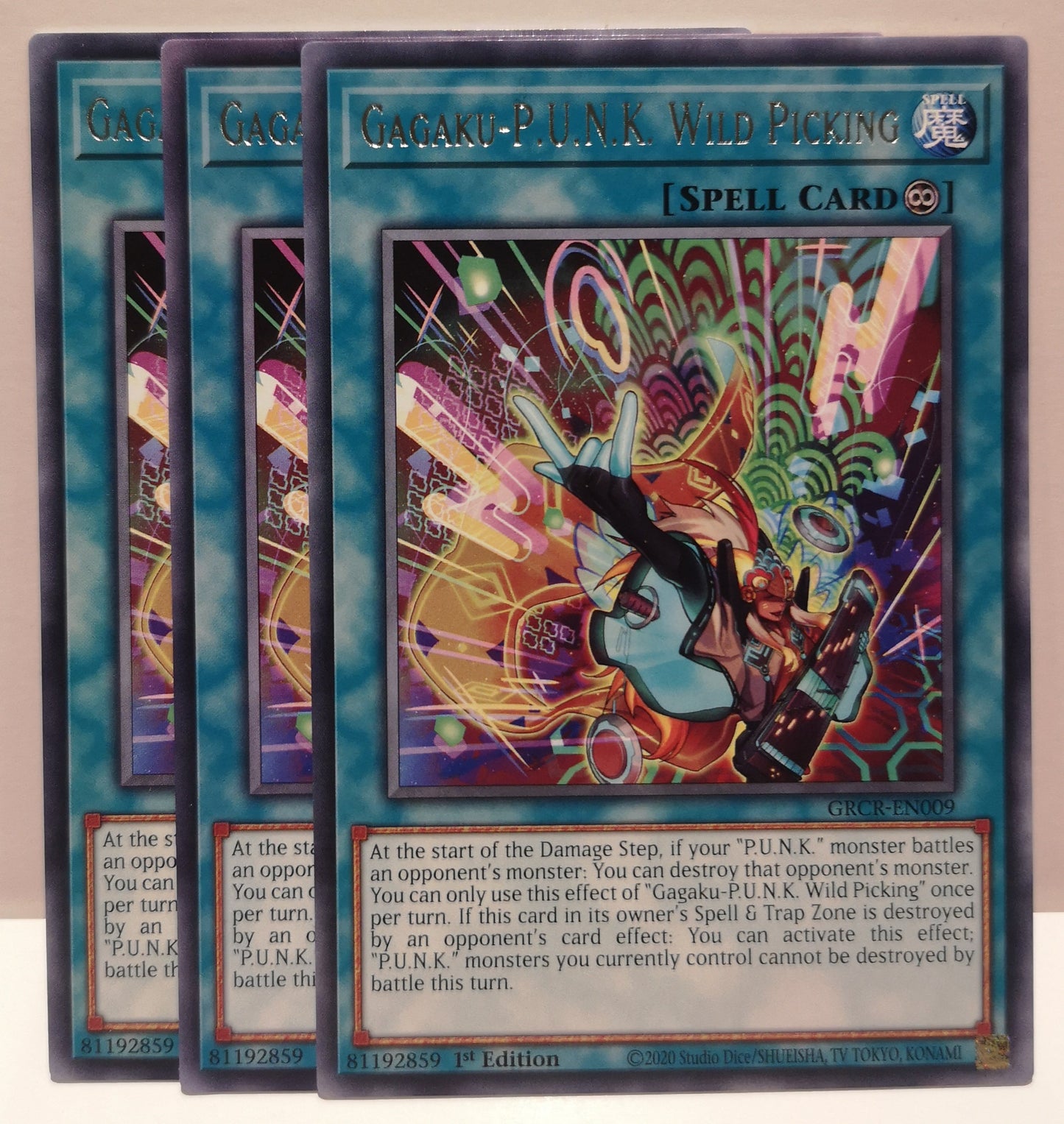 Yu-Gi-Oh! Gagaku-P.U.N.K Wild Picking Playset GRCR-EN009