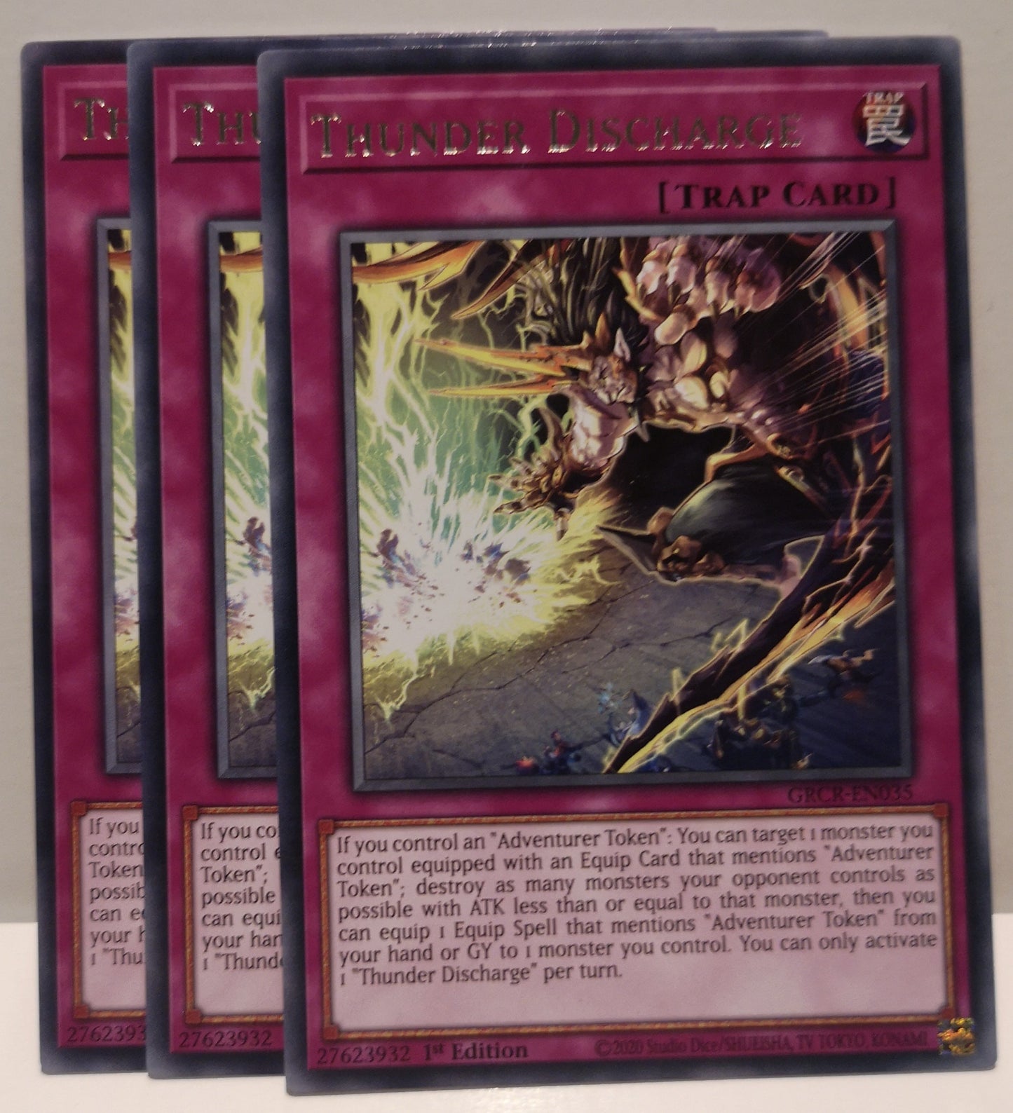 Yu-Gi-Oh! Thunder Discharge Playset GRCR-EN035
