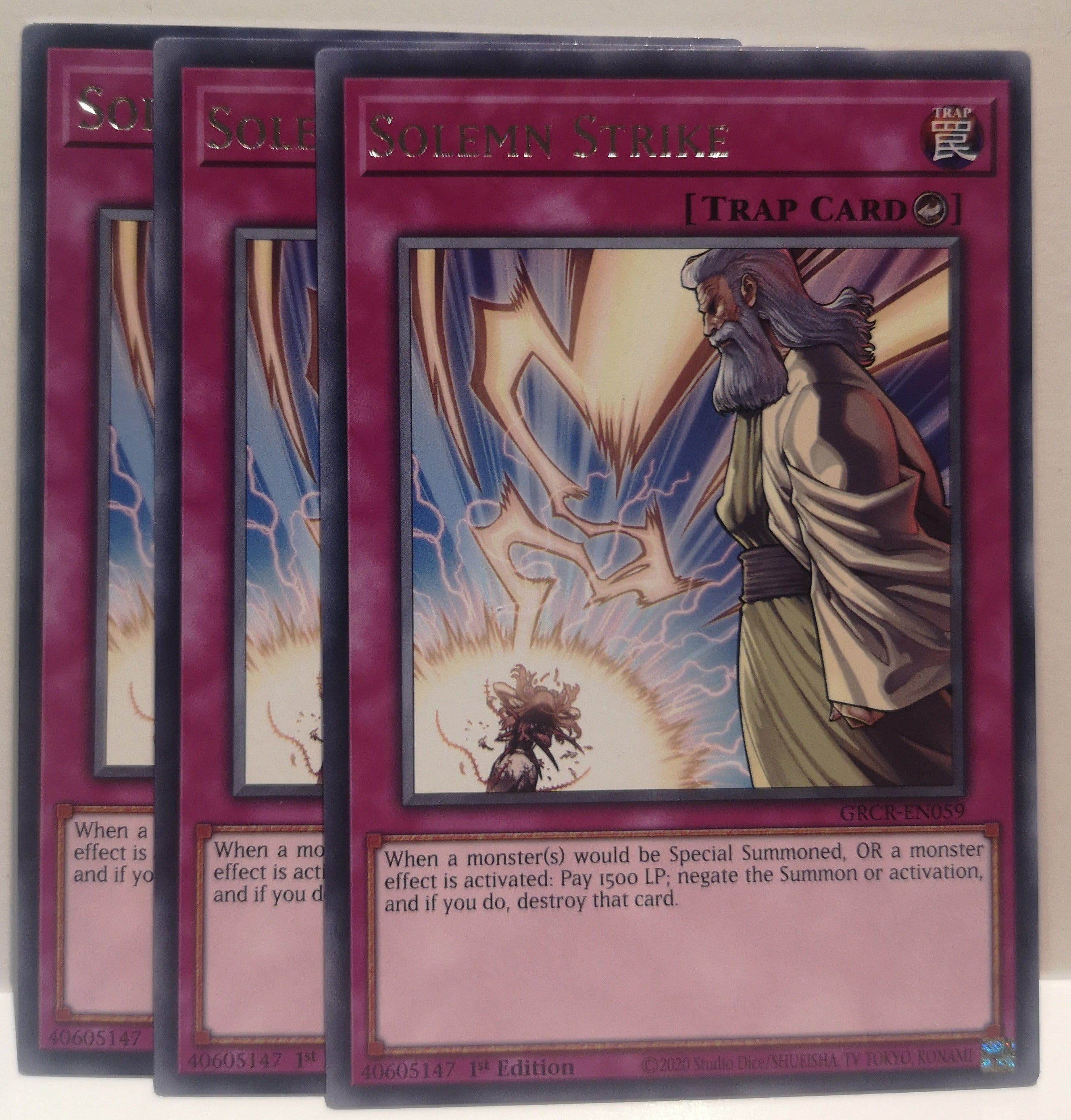 Yu-Gi-Oh! Solemn Strike Playset GRCR-EN059 – Unified Cards