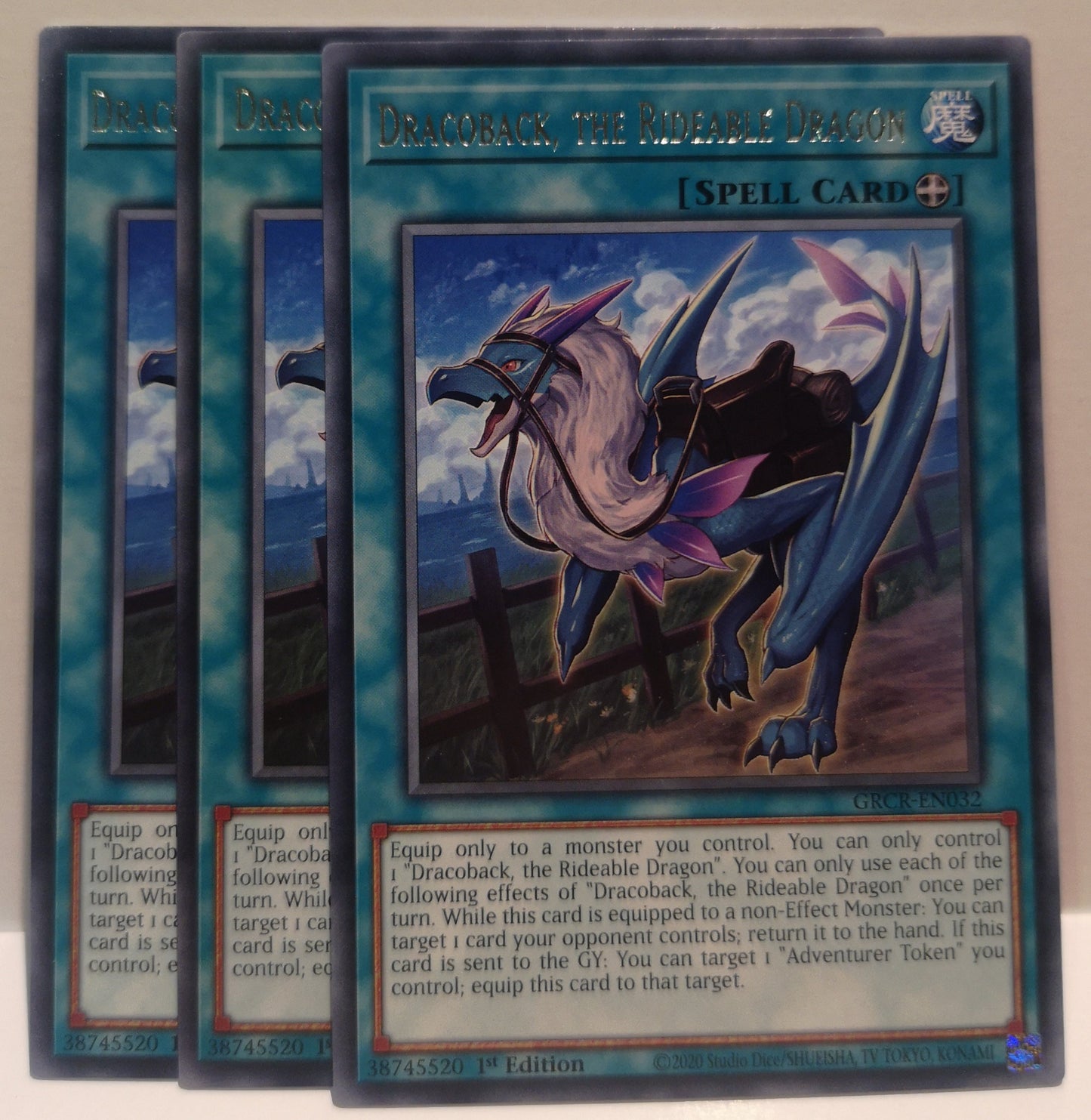 Yu-Gi-Oh! Dracoback, The Rideable Dragon GRCR-EN032