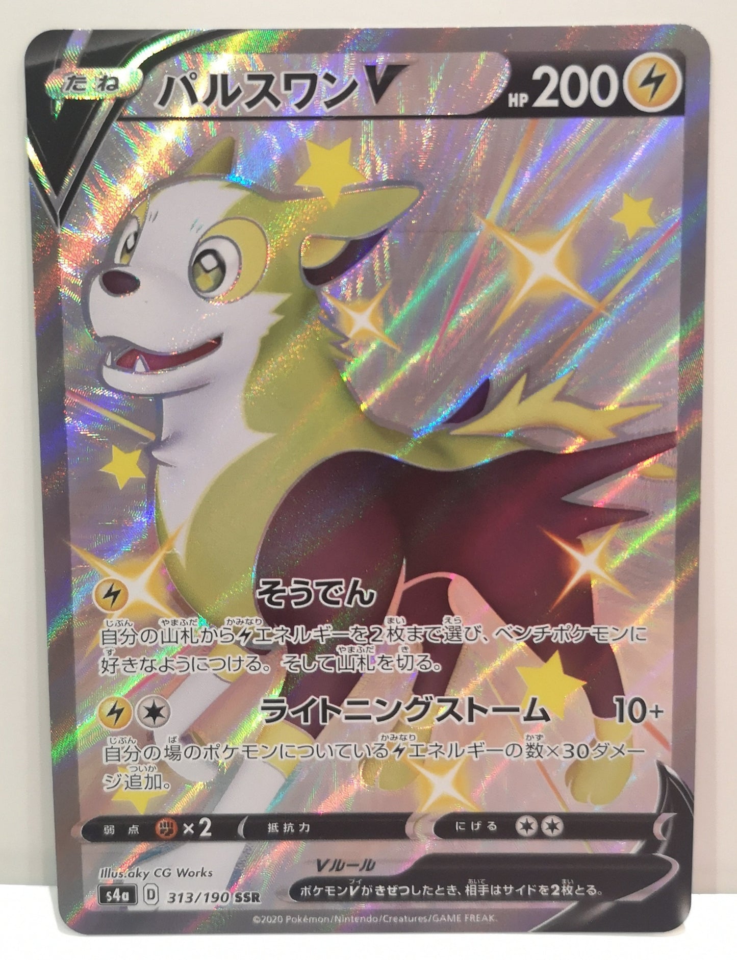 Pokemon Boltund V (Japanese) 313/190