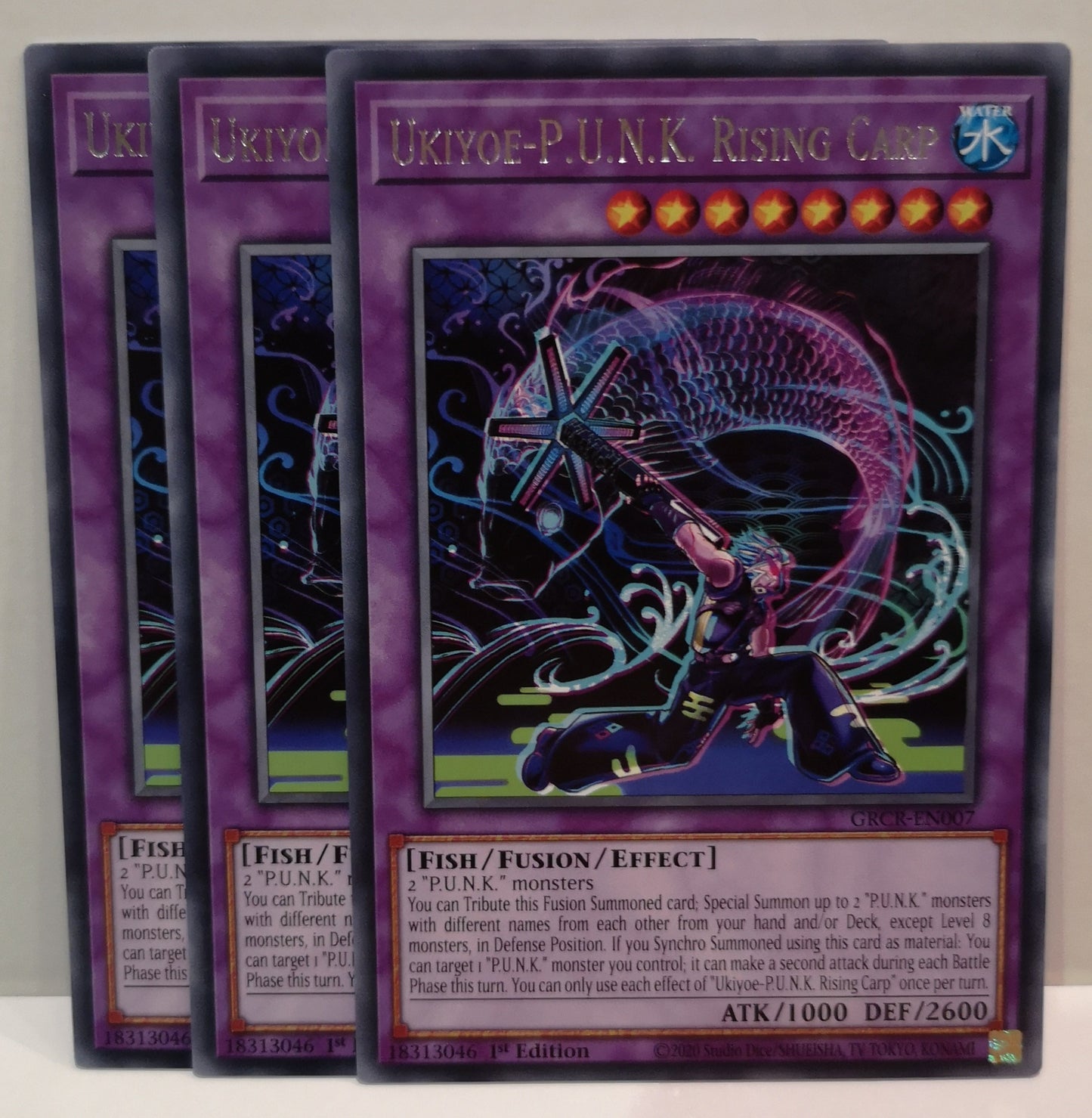Yu-Gi-Oh! Ukiyoe-P.U.N.K. Rising Carp Playset GRCR-EN007