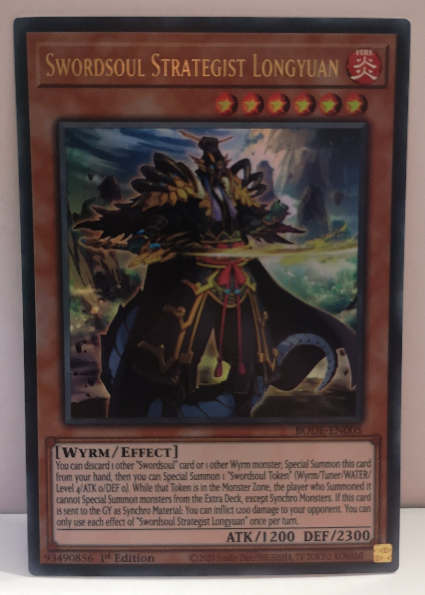 Yu-Gi-Oh! Swordsoul Strategist Longyuan BODE-EN005
