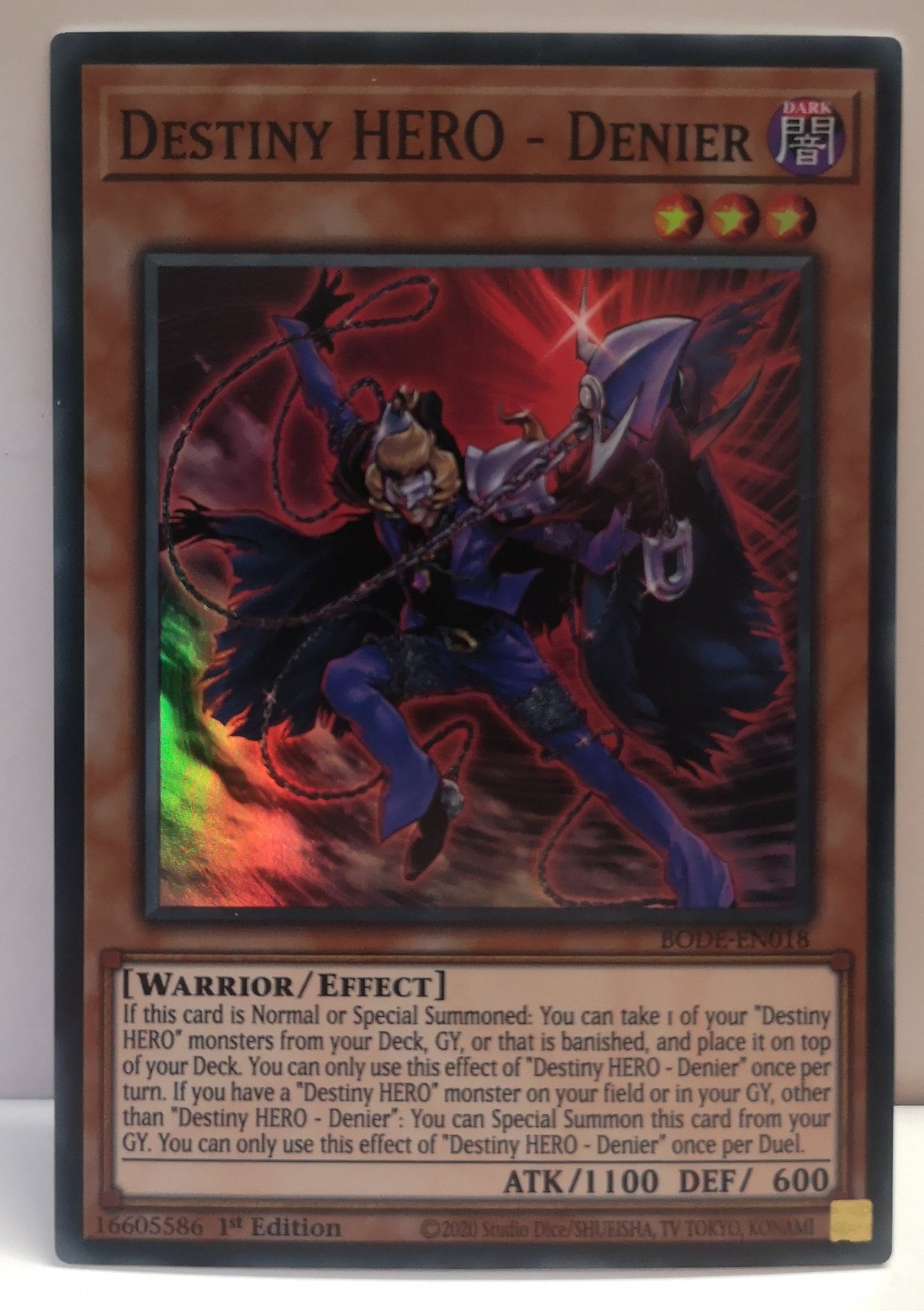 Yu-Gi-Oh! Destiny HERO - Denier BODE-EN018