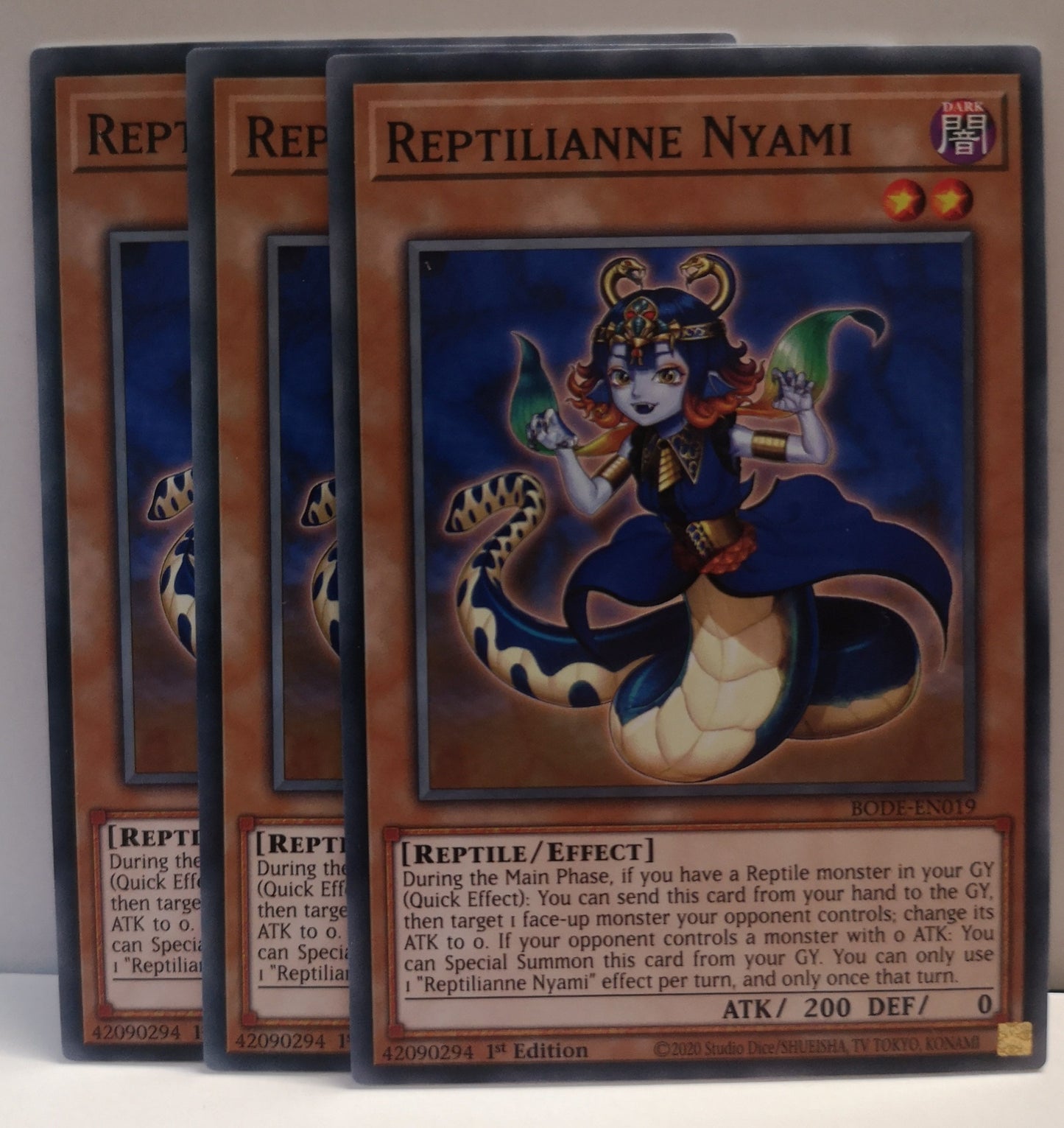 Yu-Gi-Oh! Reptilianne Nyami Playset BODE-EN019
