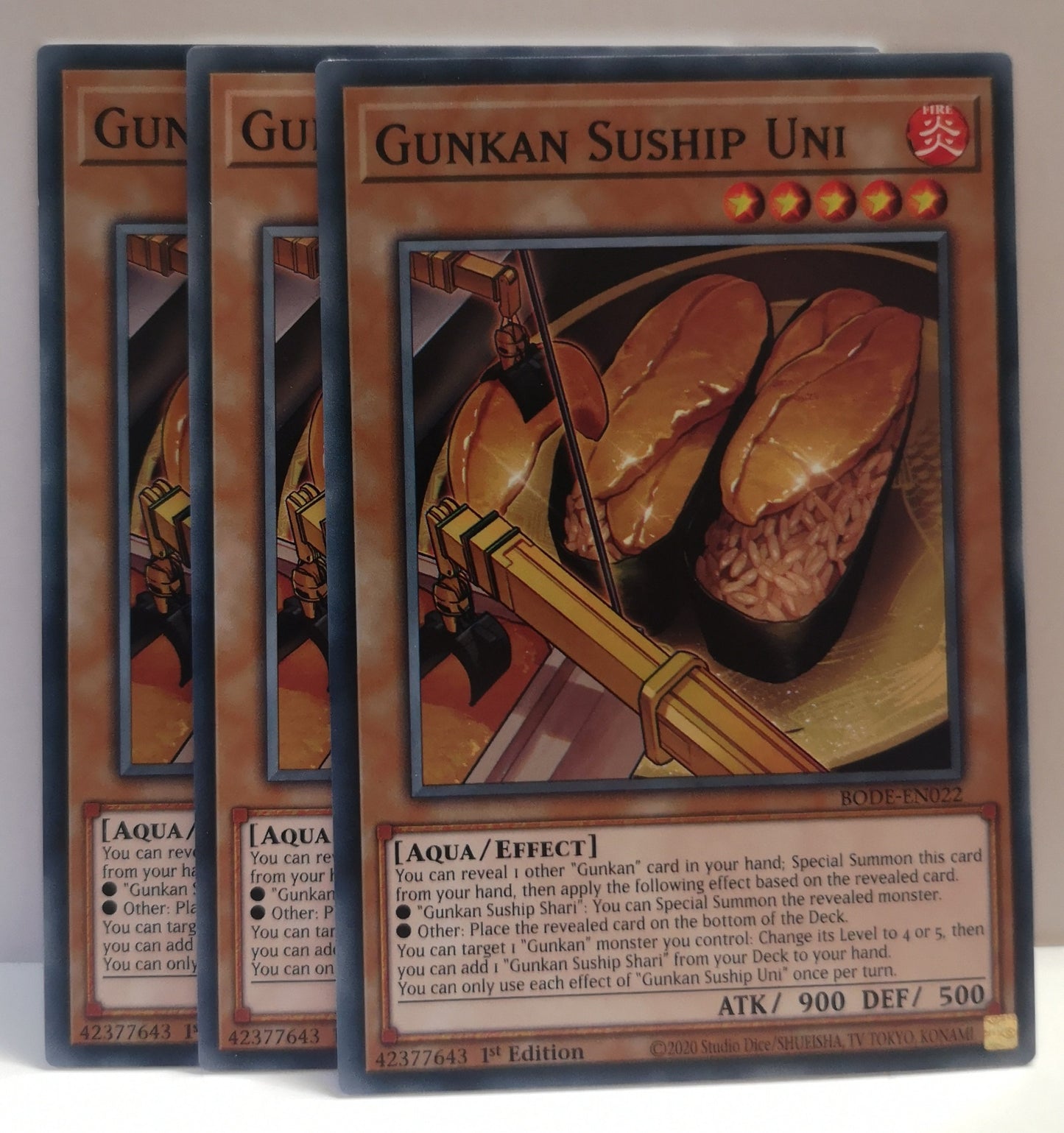 Yu-Gi-Oh! Gunkan Suship Uni Playset BODE-EN022
