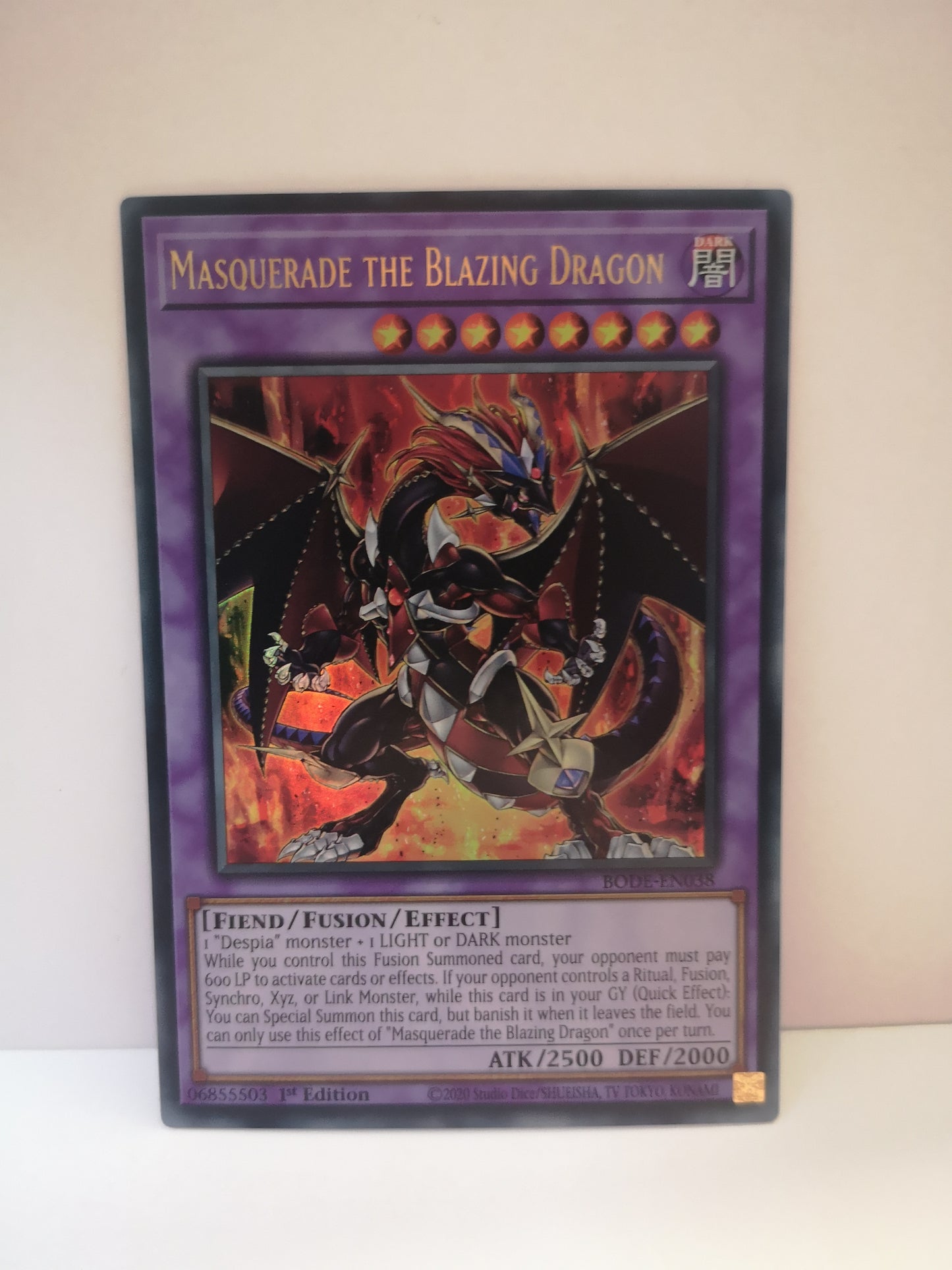 Yu-Gi-Oh! Masquerade The Blazing Dragon BODE-EN038