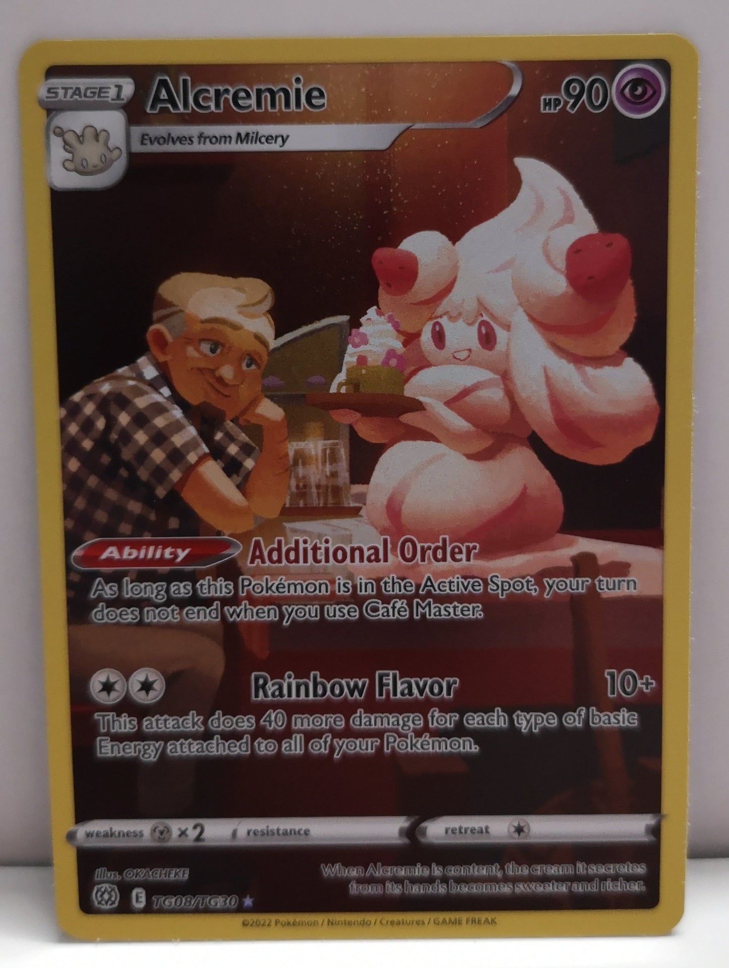 Pokemon Alcremie Character Rare TG08/TG30