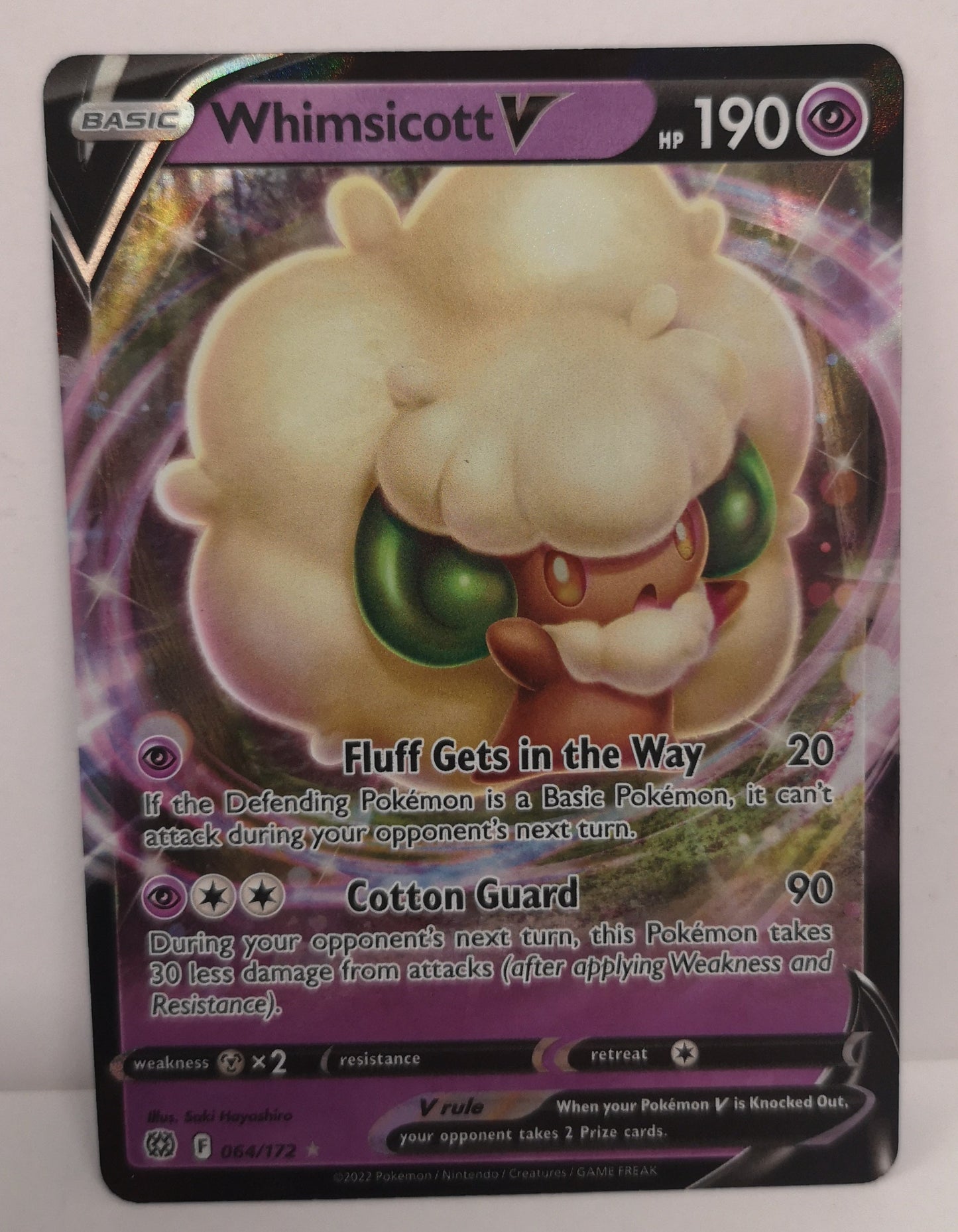 Pokemon Whimsicott V 064/172