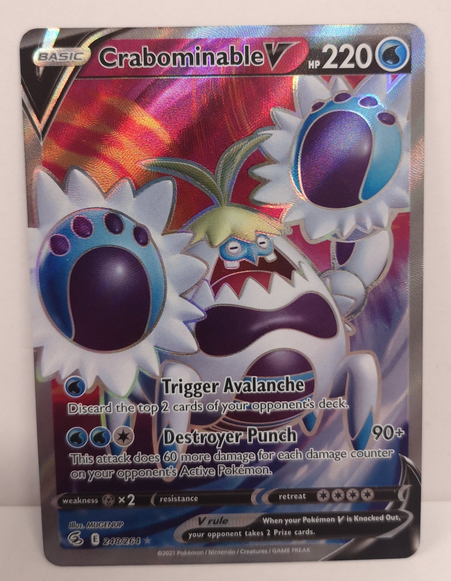 Pokemon Crabominable V Full Art 248/264