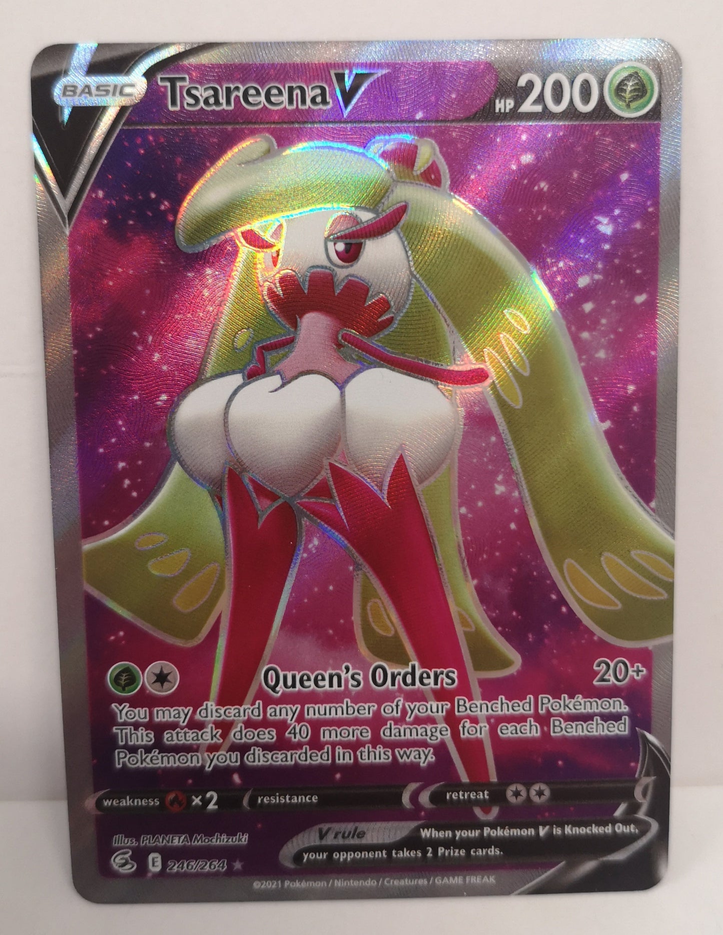 Pokemon Tsareena V Full Art 246/264