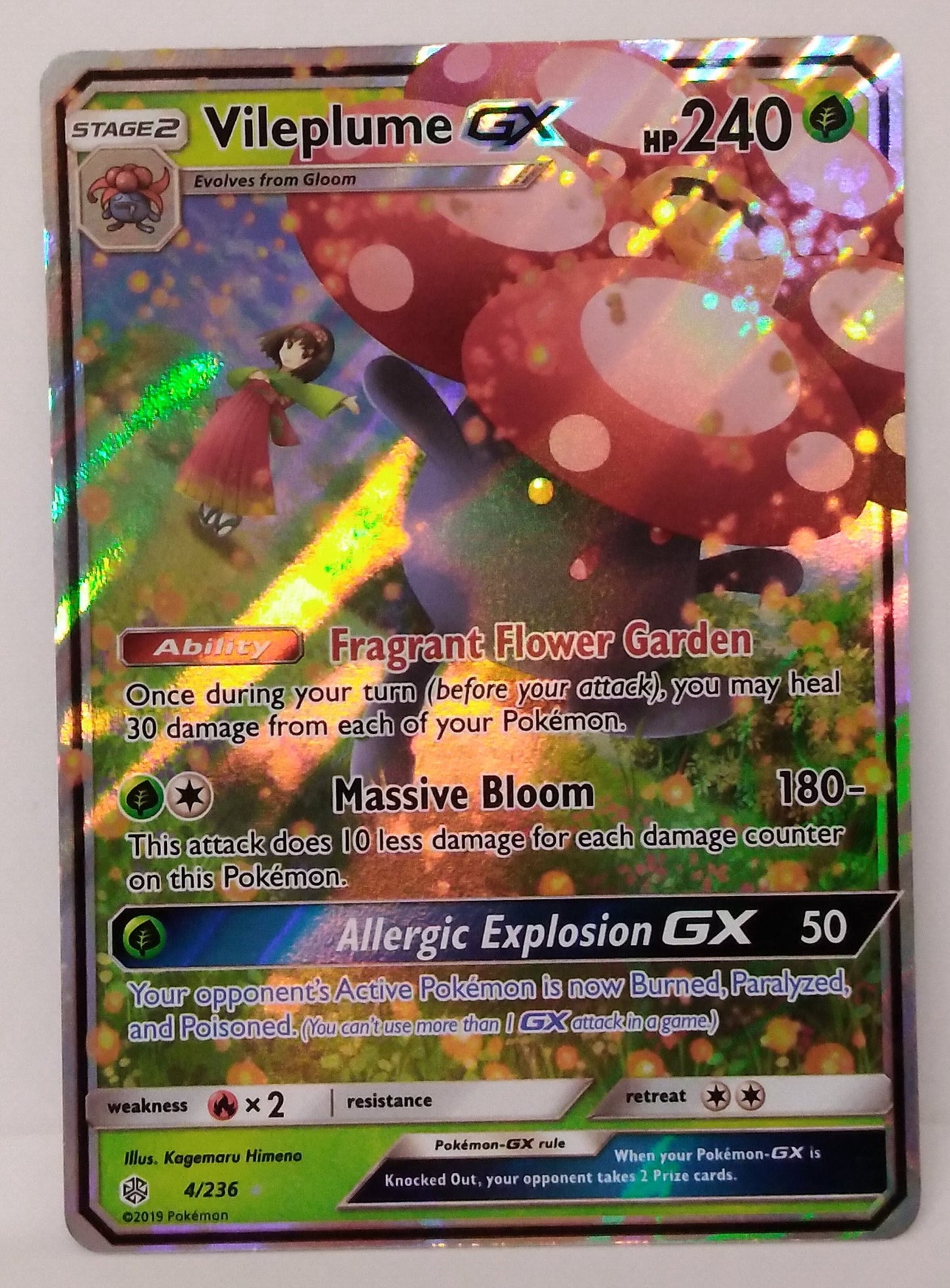 Pokemon Vileplume GX 4/236