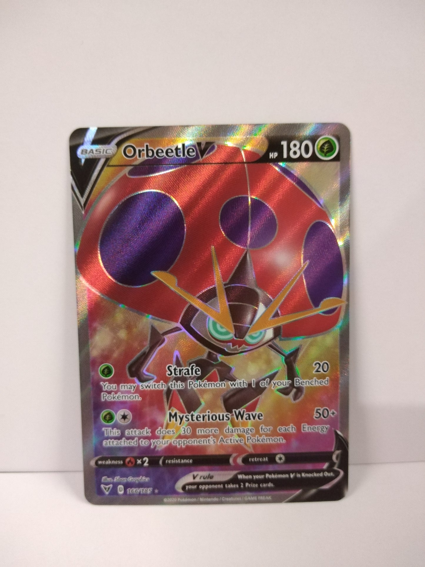 Pokemon Orbeetle V 166/185