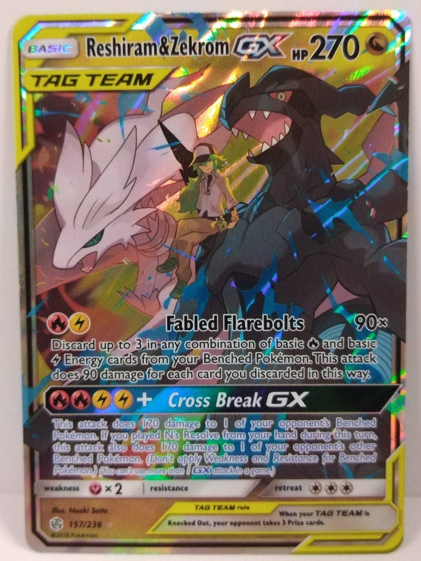 Pokemon Reshiram & Zekrom GX 157/236