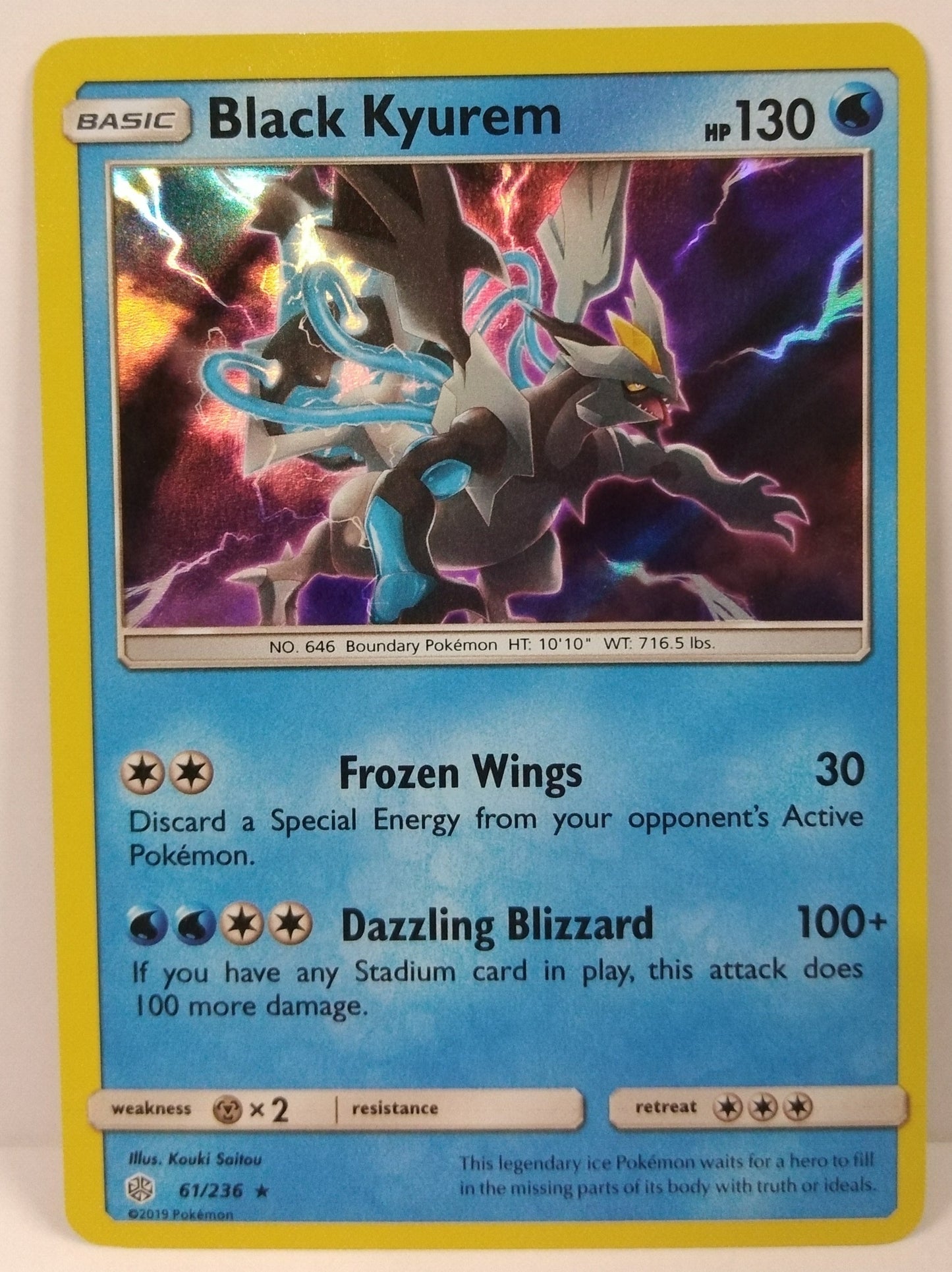 Pokemon Black Kyurem Holo 61/236