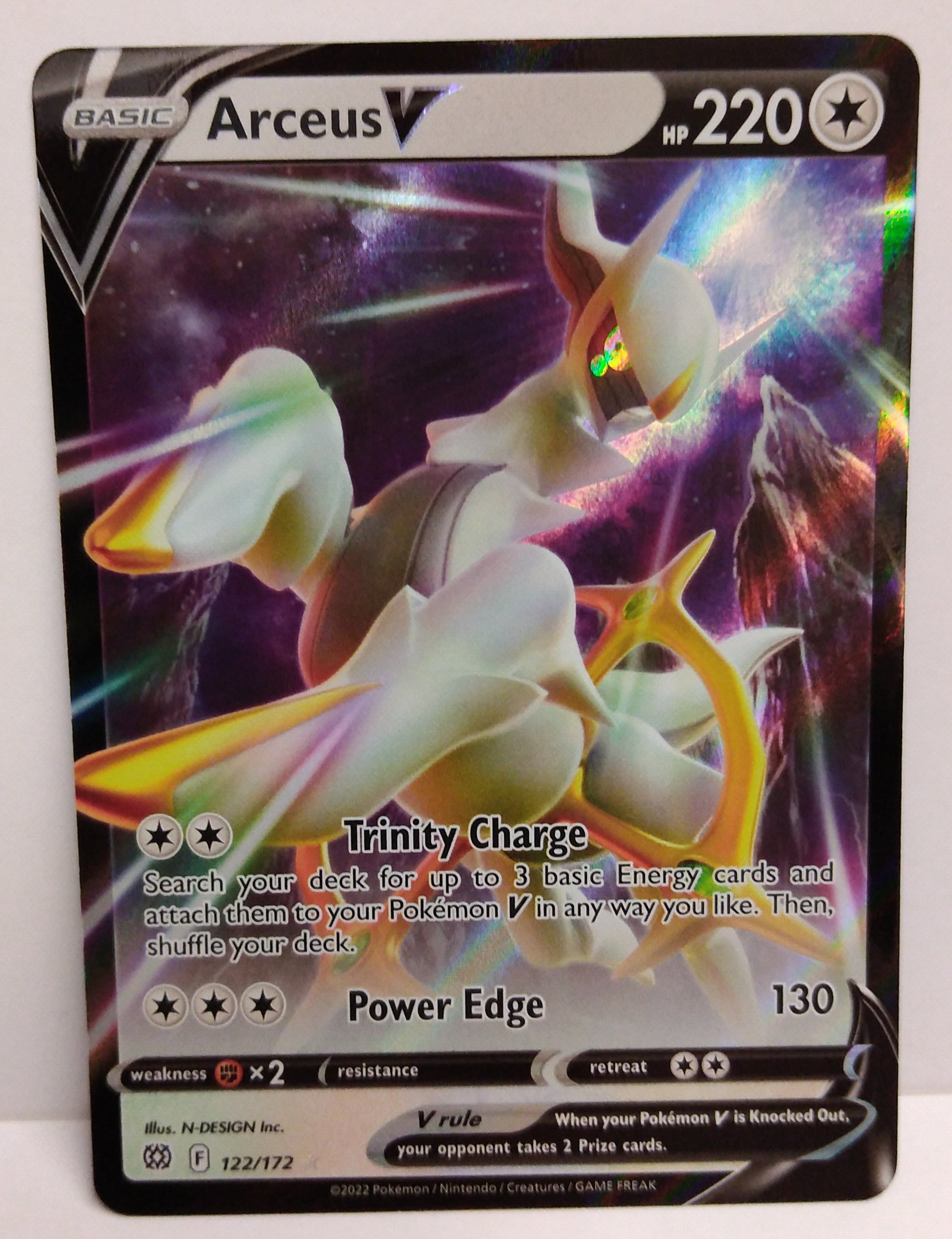 Pokemon Arceus V Half Art 122/172 Unified Cards Pokemon Arceus V Half Art 122/172 Unified Cards