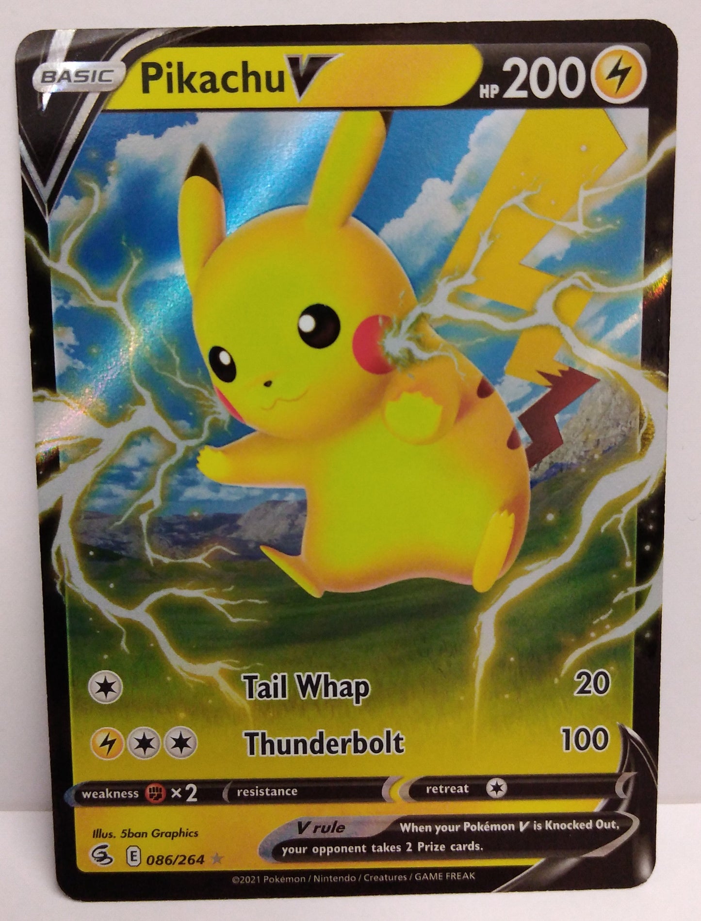 Pokemon Pikachu V 086/264
