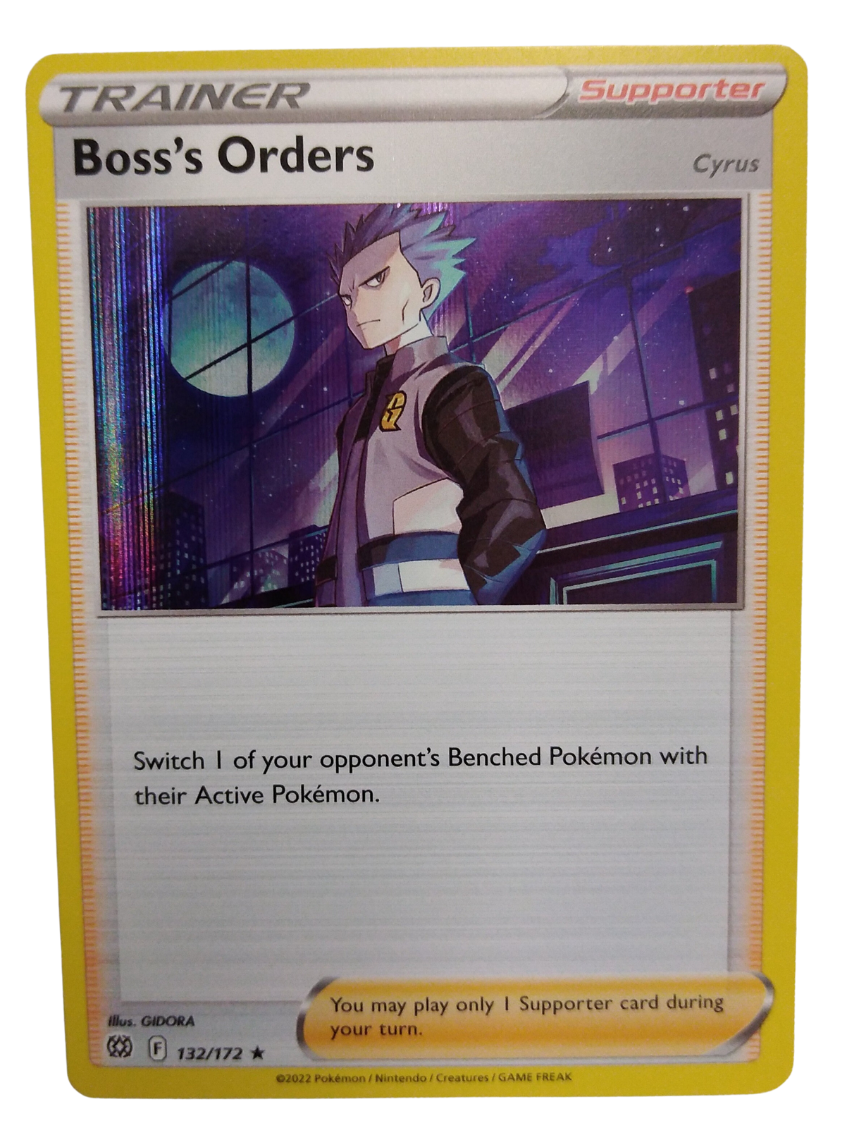 Pokemon Boss's Orders Holo 132/172