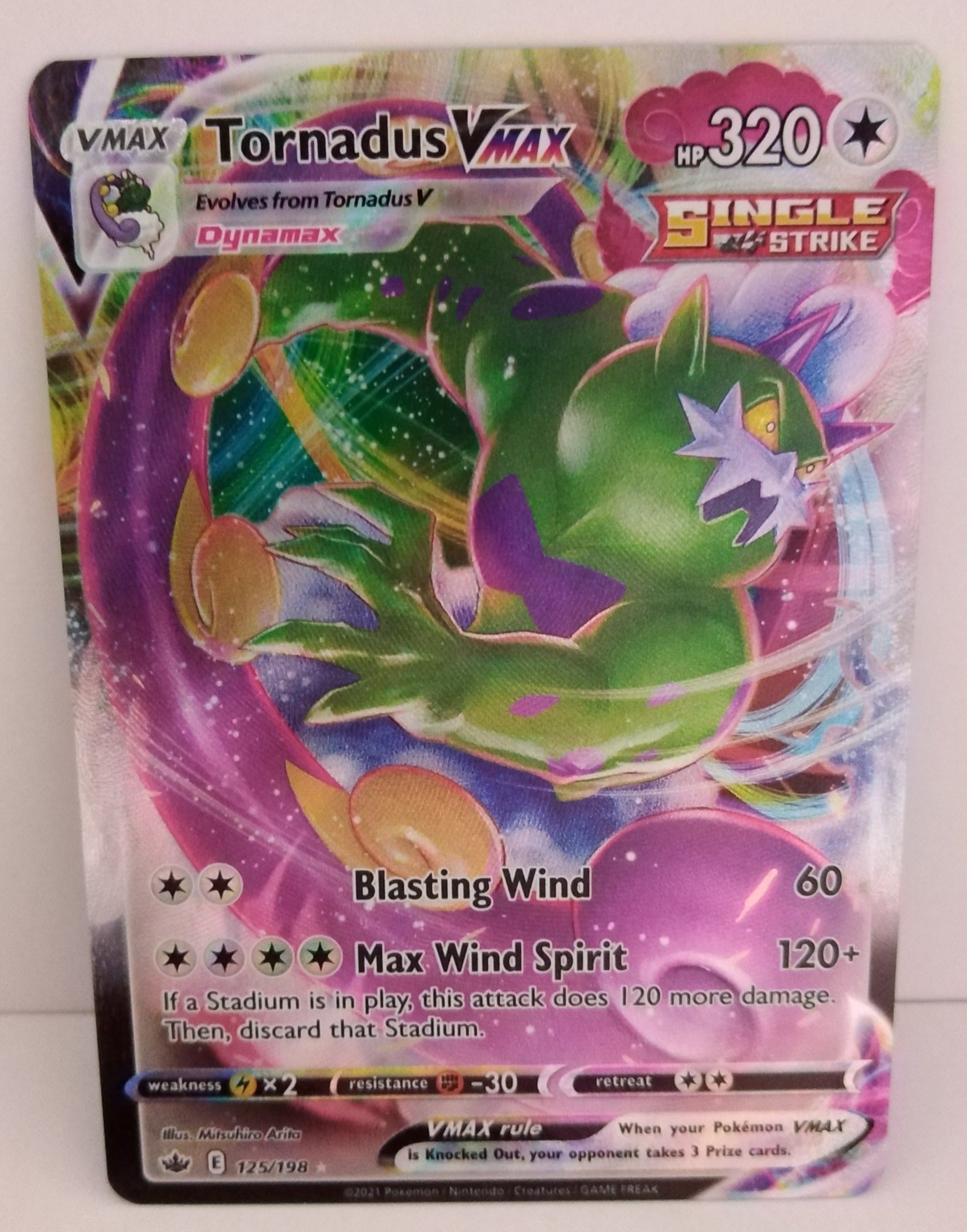 Pokemon Tornadus Vmax 125/198 Unified Cards Pokemon Tornadus Vmax 125/198 Unified Cards