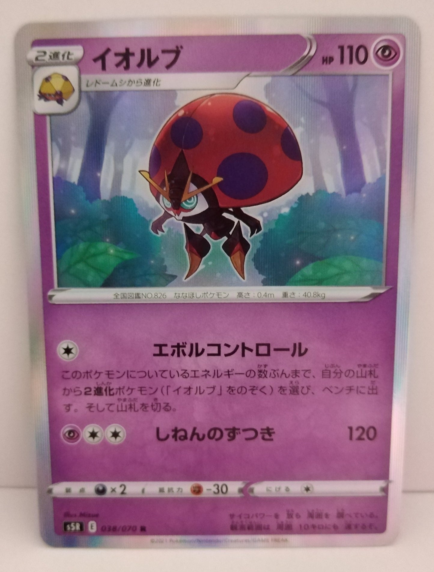 Pokemon Orbeetle Holo (Japanese) 038/070