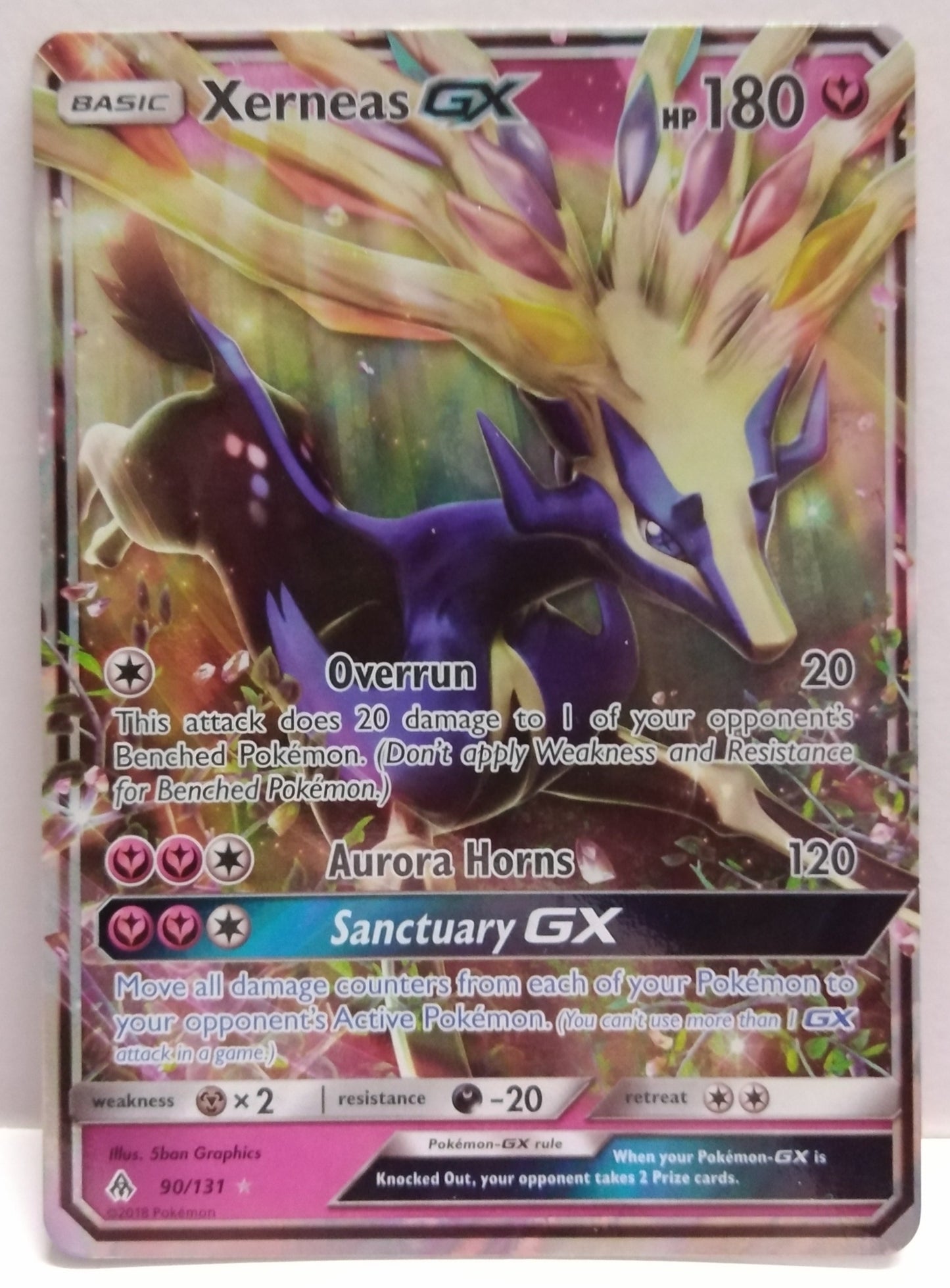 Pokemon Xerneas GX 90/131