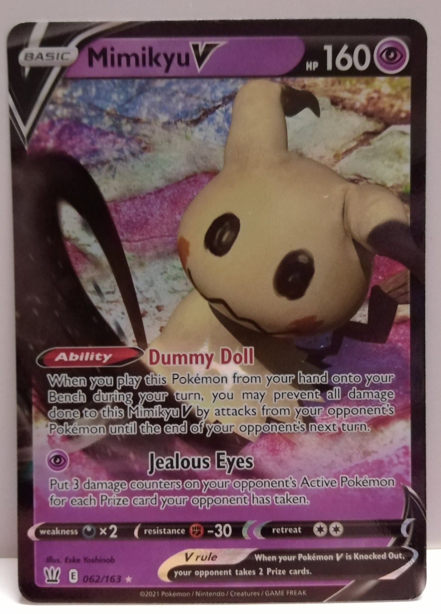 Pokemon Mimikyu V 062/163