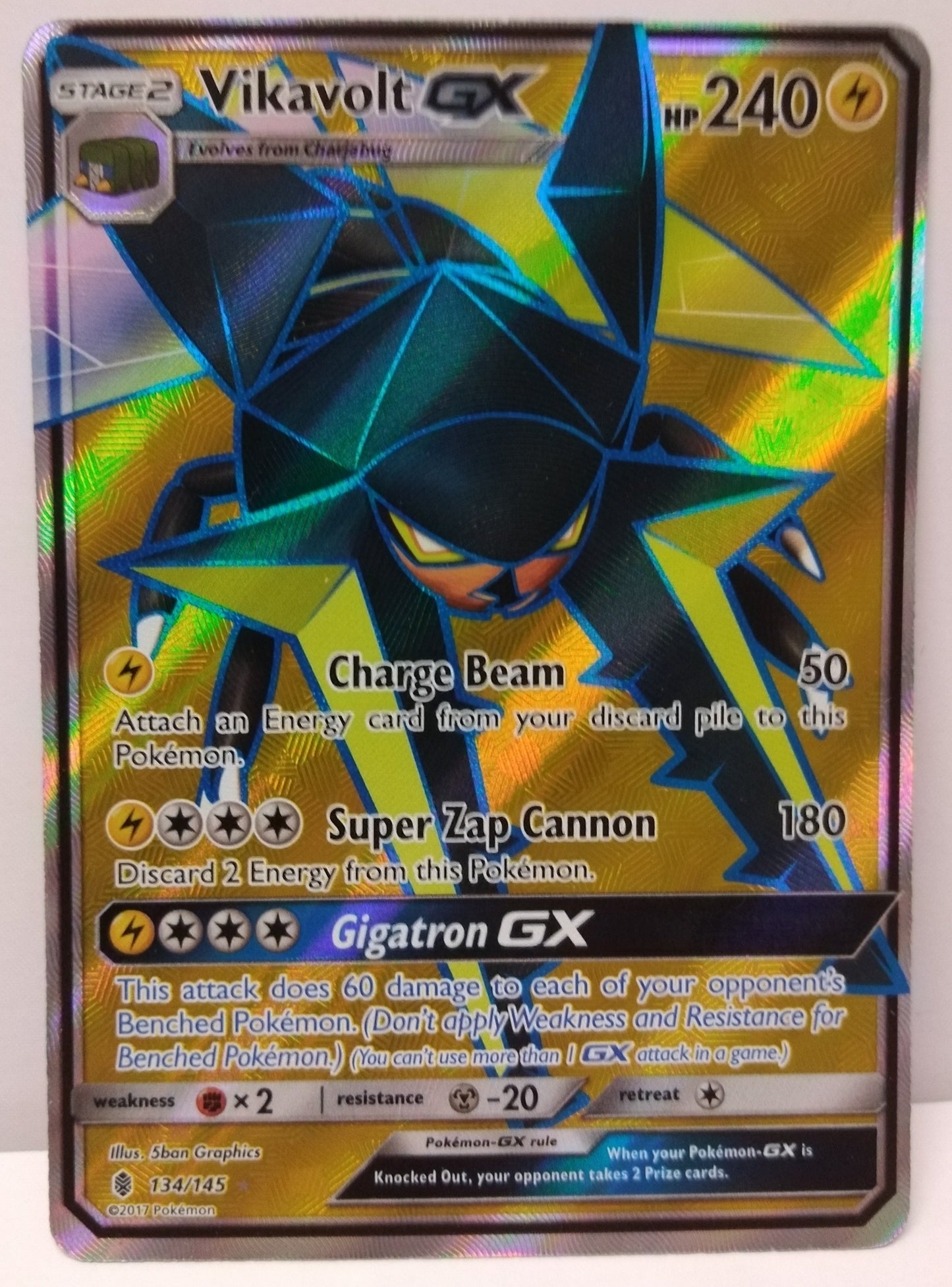 Pokemon Vikavolt GX 134/145