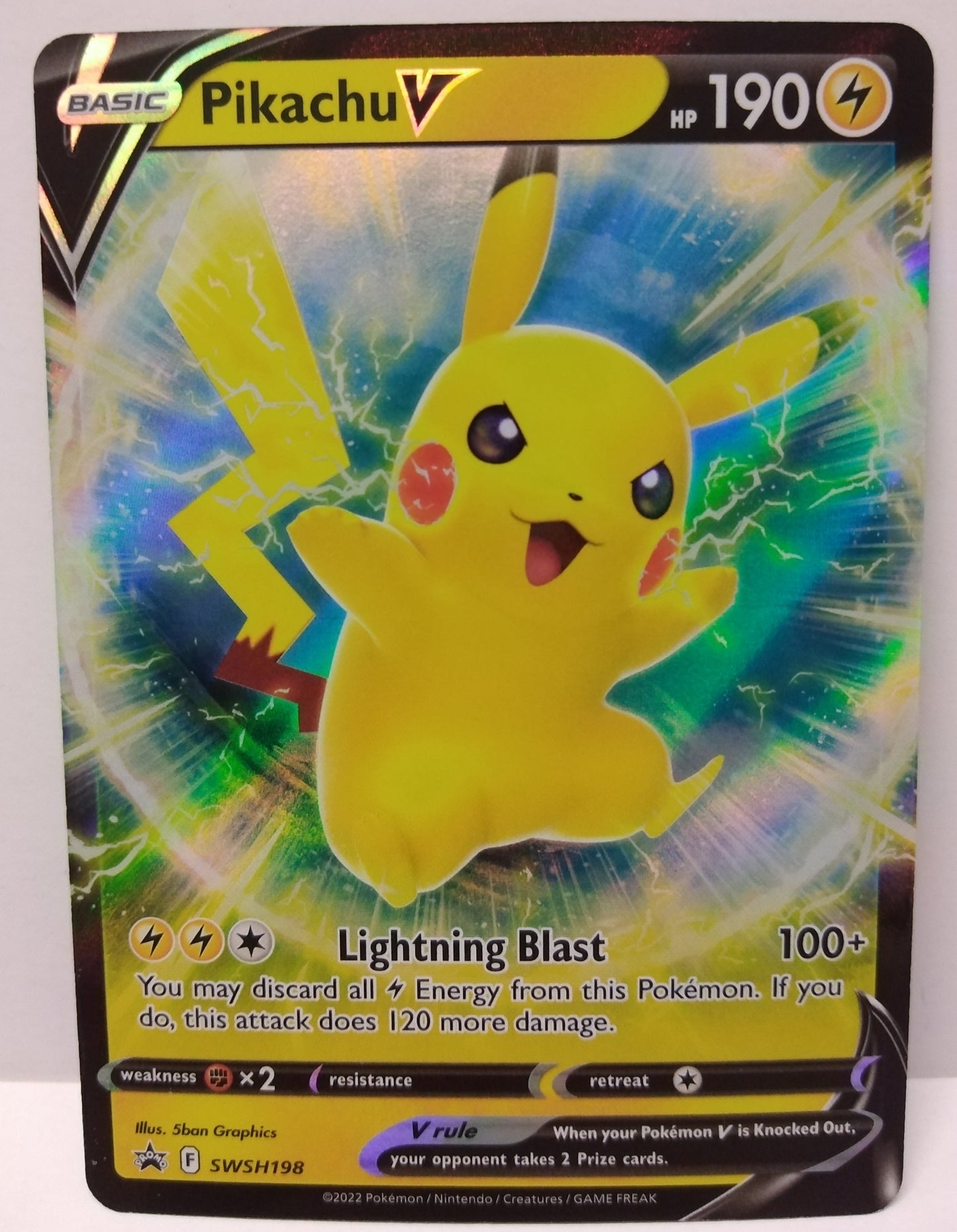 Pokemon Pikachu V SWSH198