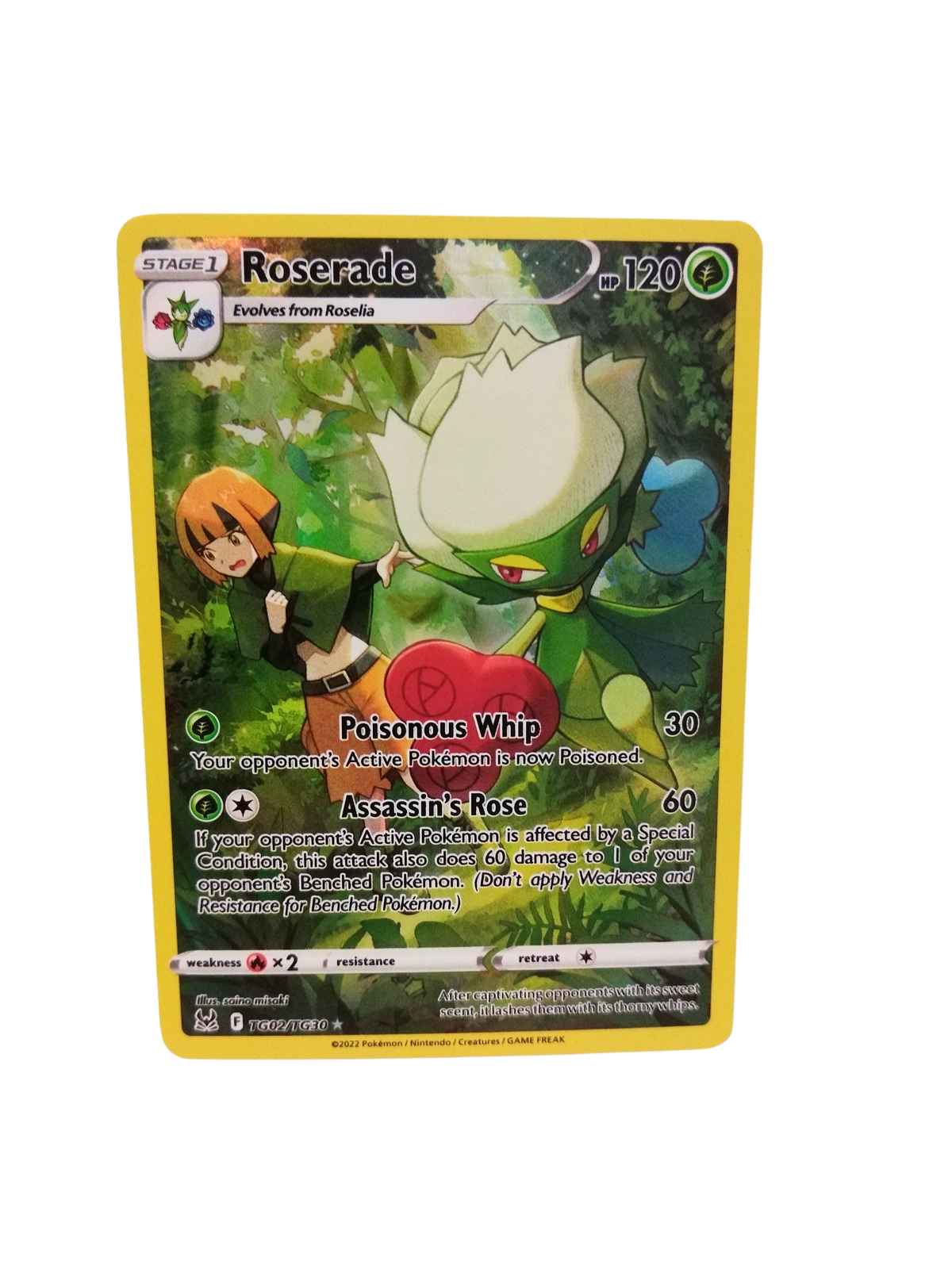 Pokemon Roserade TG02/TG30