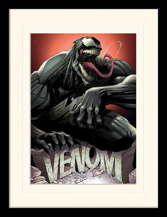 Venom (Rock) 30 x 40cm Mounted & Framed Collector Print