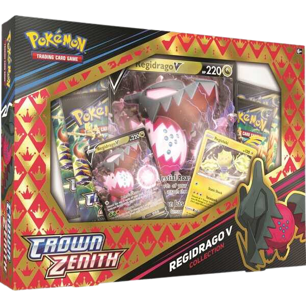 Pokémon TCG: Crown Zenith Regieleki V / Regidrago V Collection Boxes