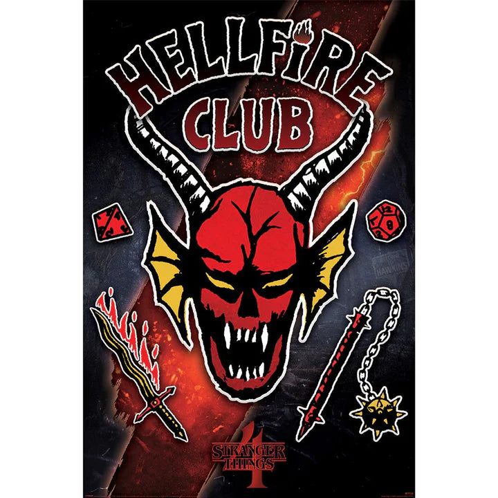 Stranger Things 4 (Hellfire Club Emblem Rift) Maxi Poster