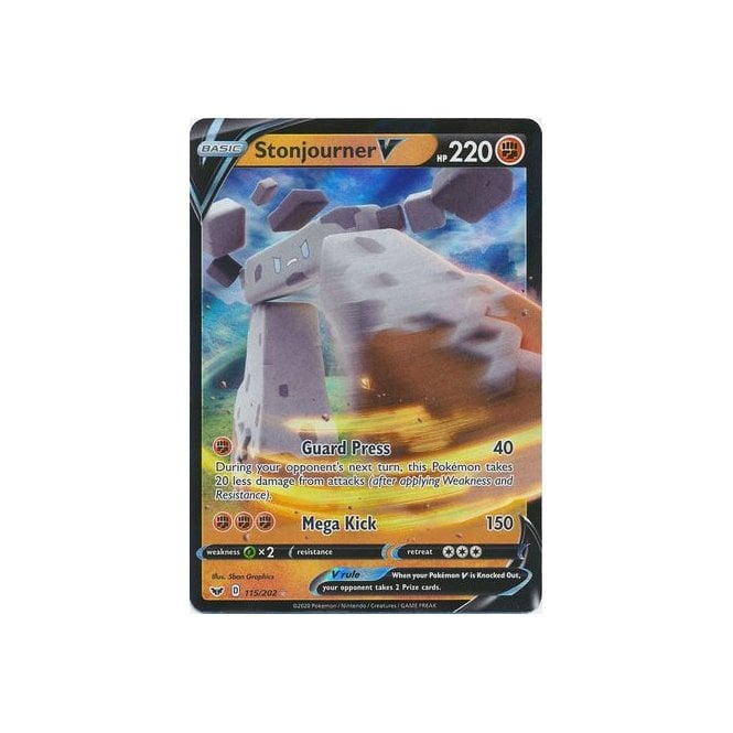 Pokemon Stonjourner V 115/202