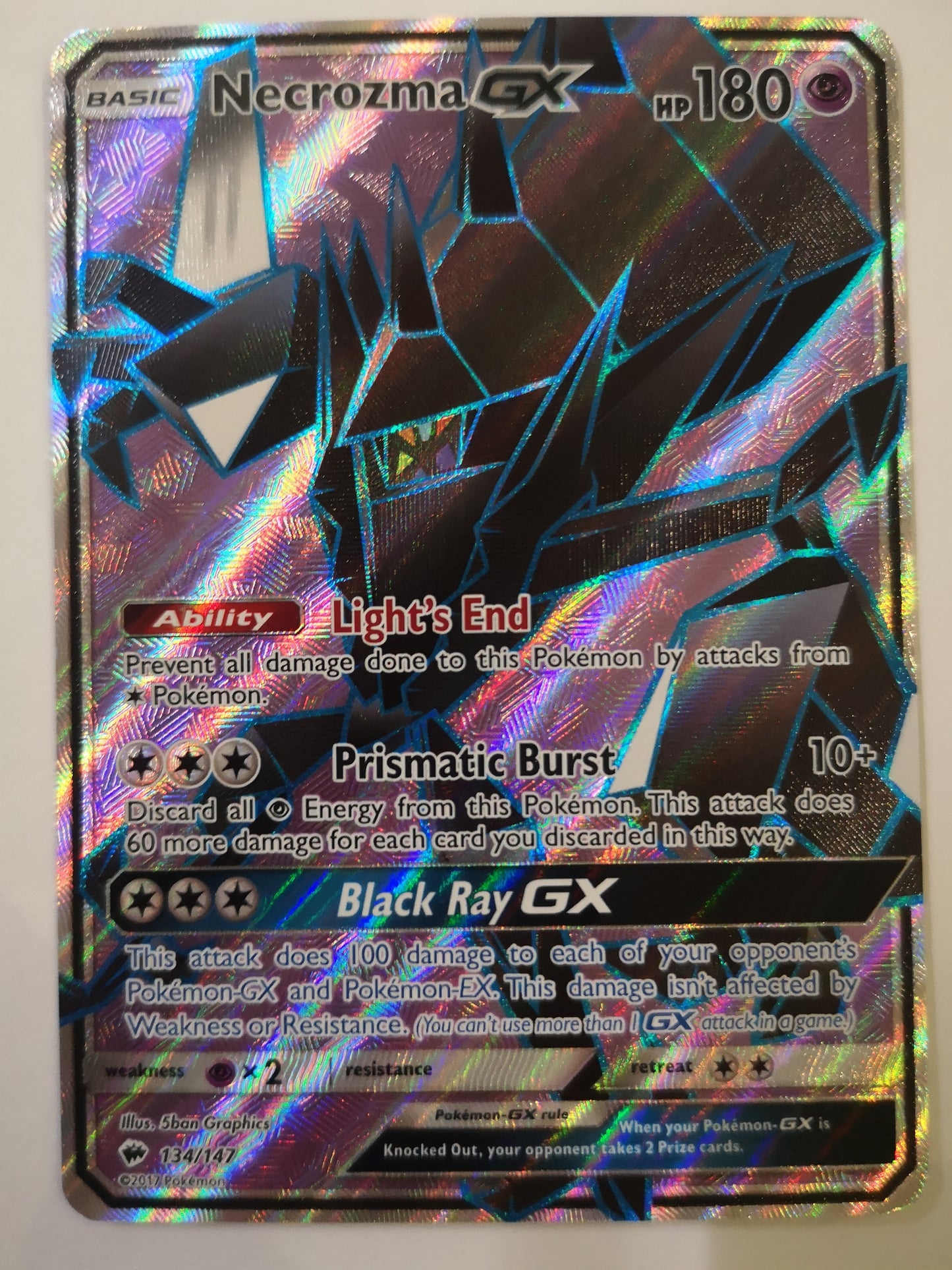 Pokemon Necrozma GX 134/147
