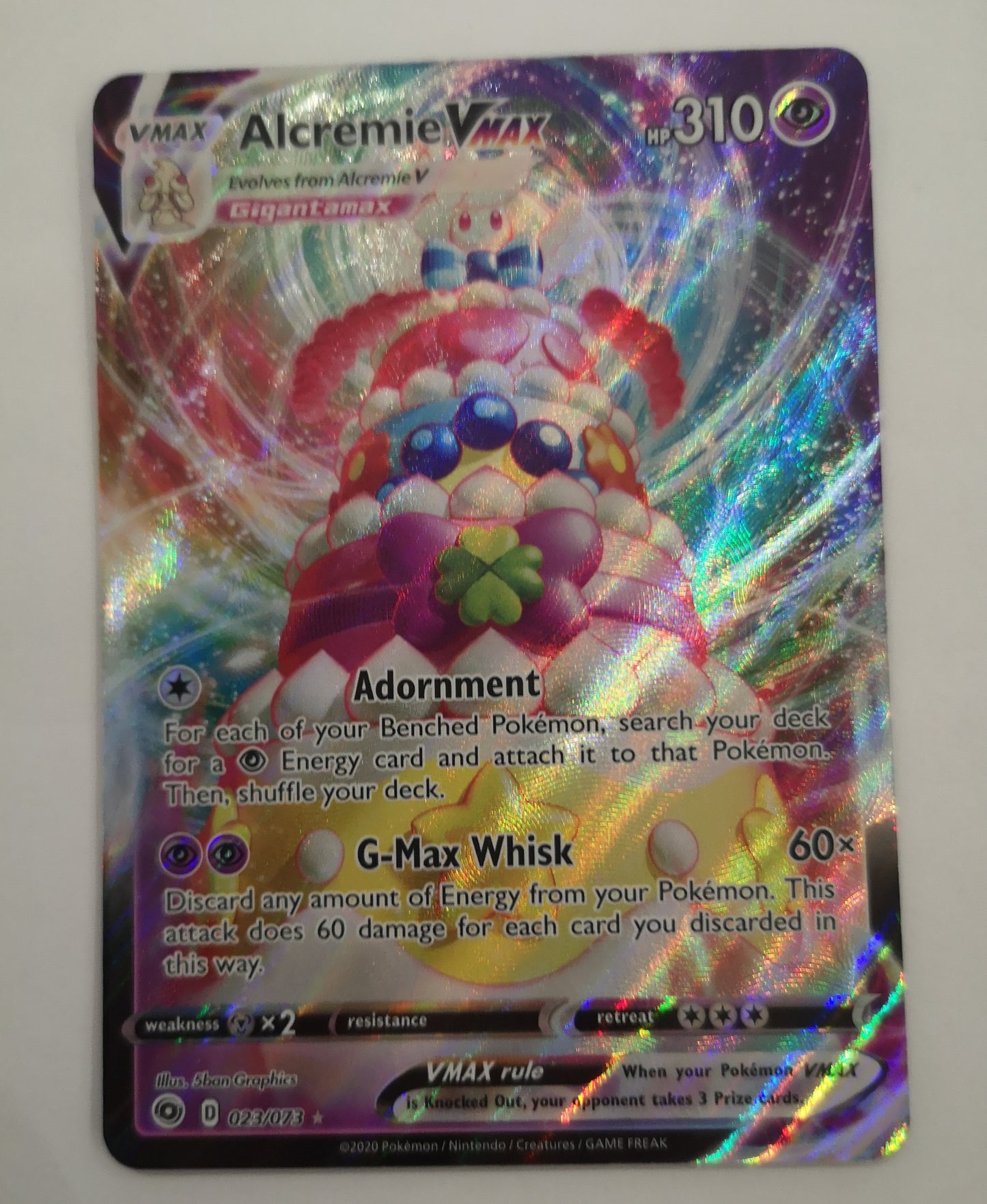 Pokemon Alcremie VMAX 23/73