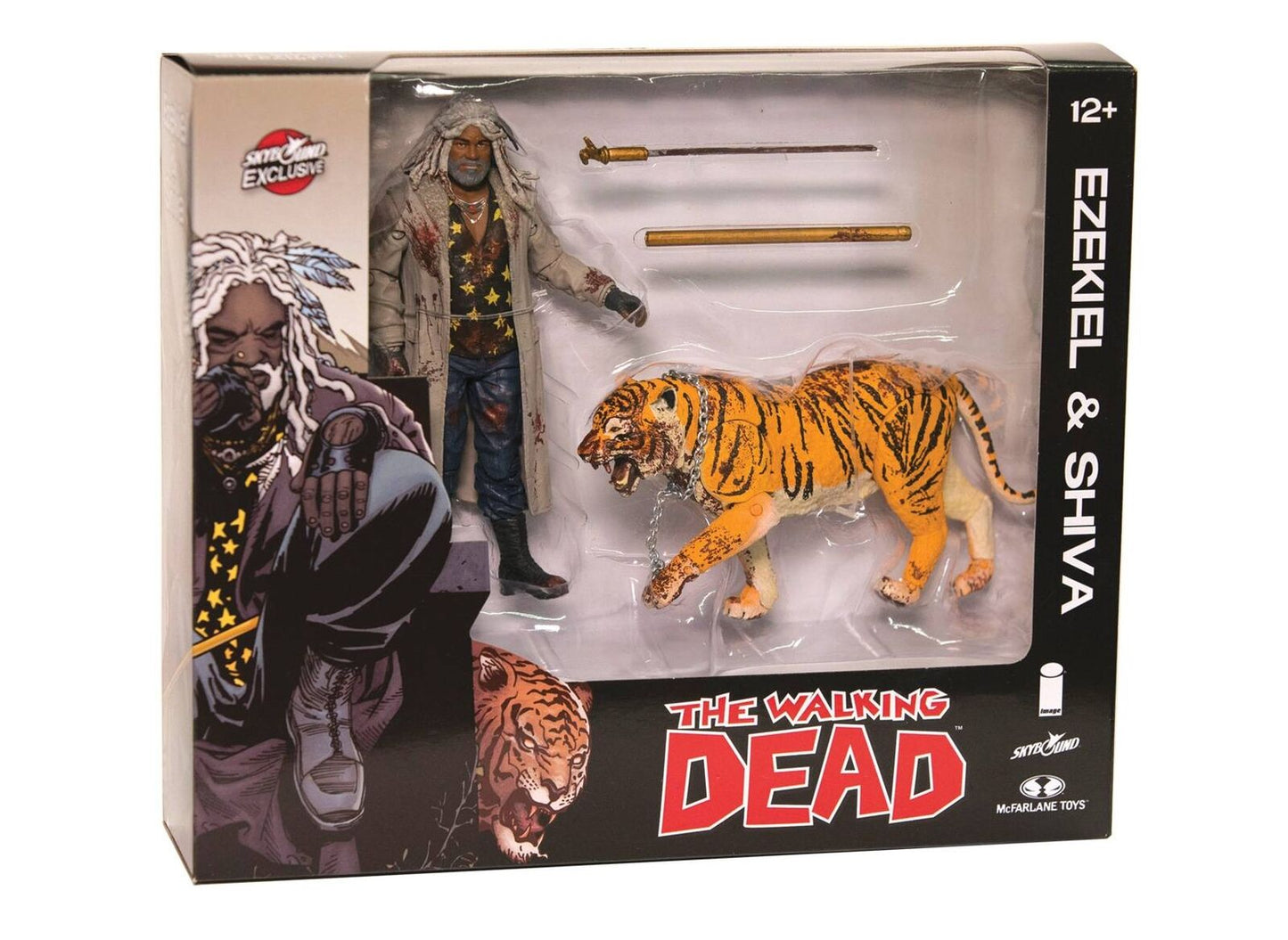 The Walking Dead All out War Ezekiel and Shiva Figures