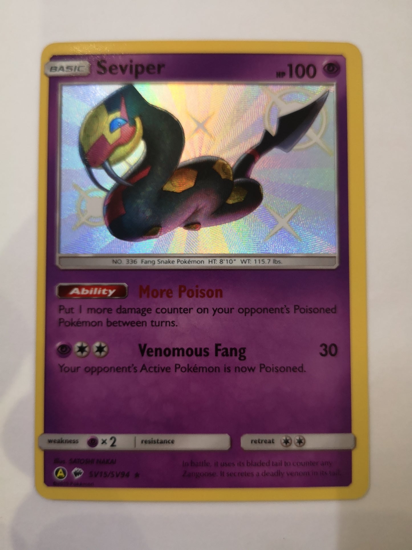 Pokemon Seviper SV15/SV94