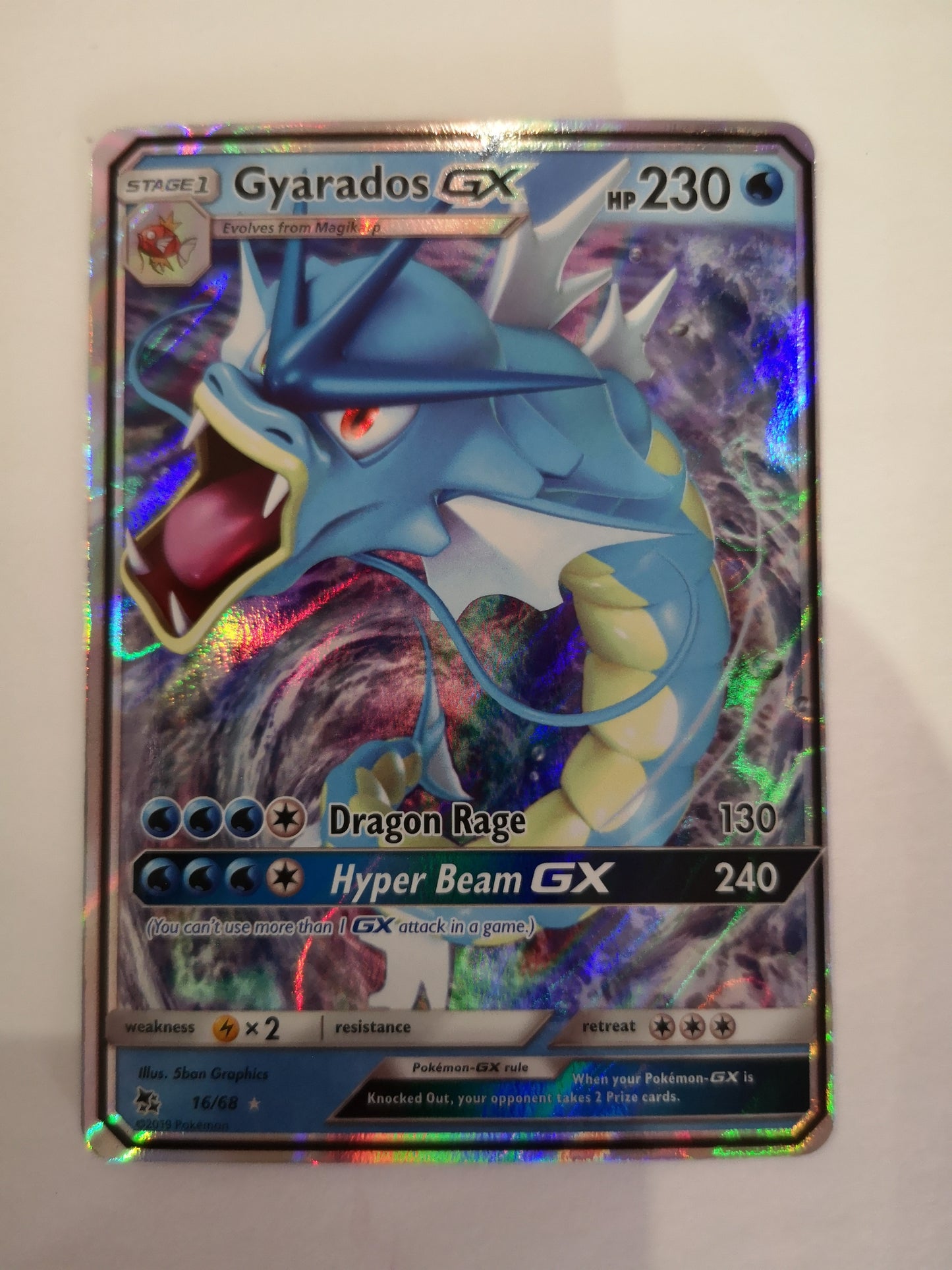 Pokemon Gyarados GX 16/68