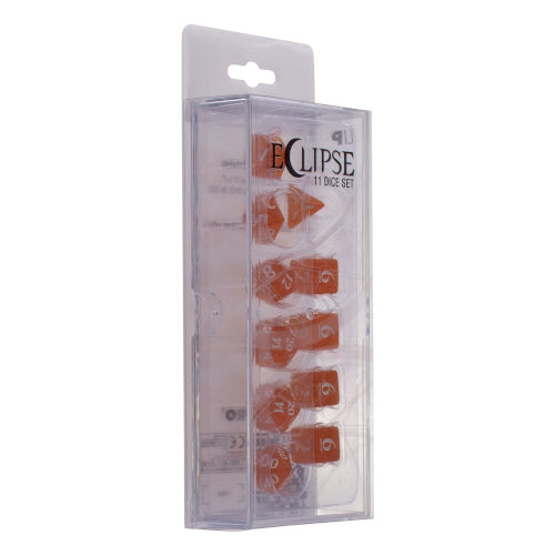 Ultra Pro - Eclipse 11 Dice Set - Pumpkin Orange