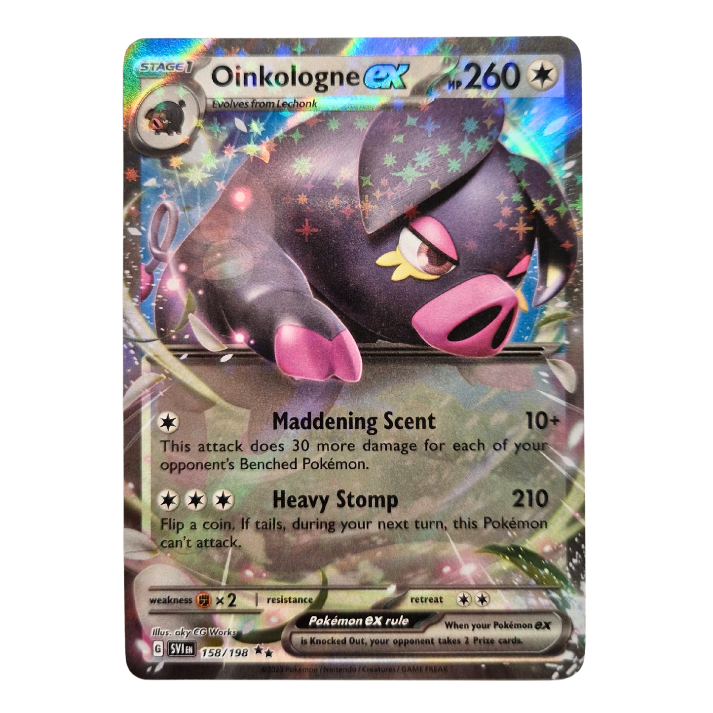 Pokemon Oinkologne EX 158/198