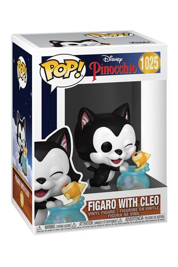 Funko Pop! Vinyl Pinocchio 80th Anniversary, Figaro kissing Cleo 1025 9cm