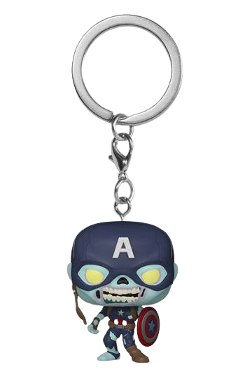 Marvel What If...? Pocket POP! Vinyl Keychains 4 cm Zombie Captain America
