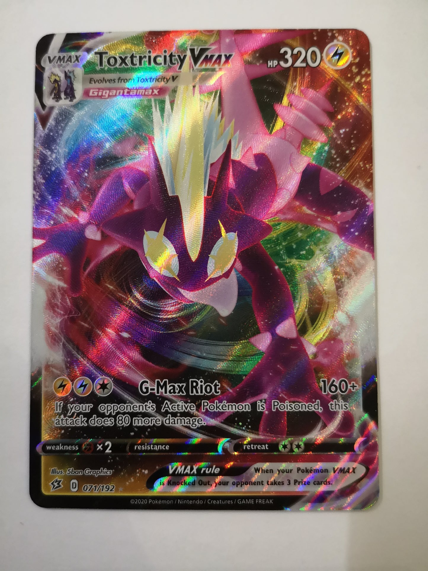 Pokemon Toxtricity VMAX 071/192