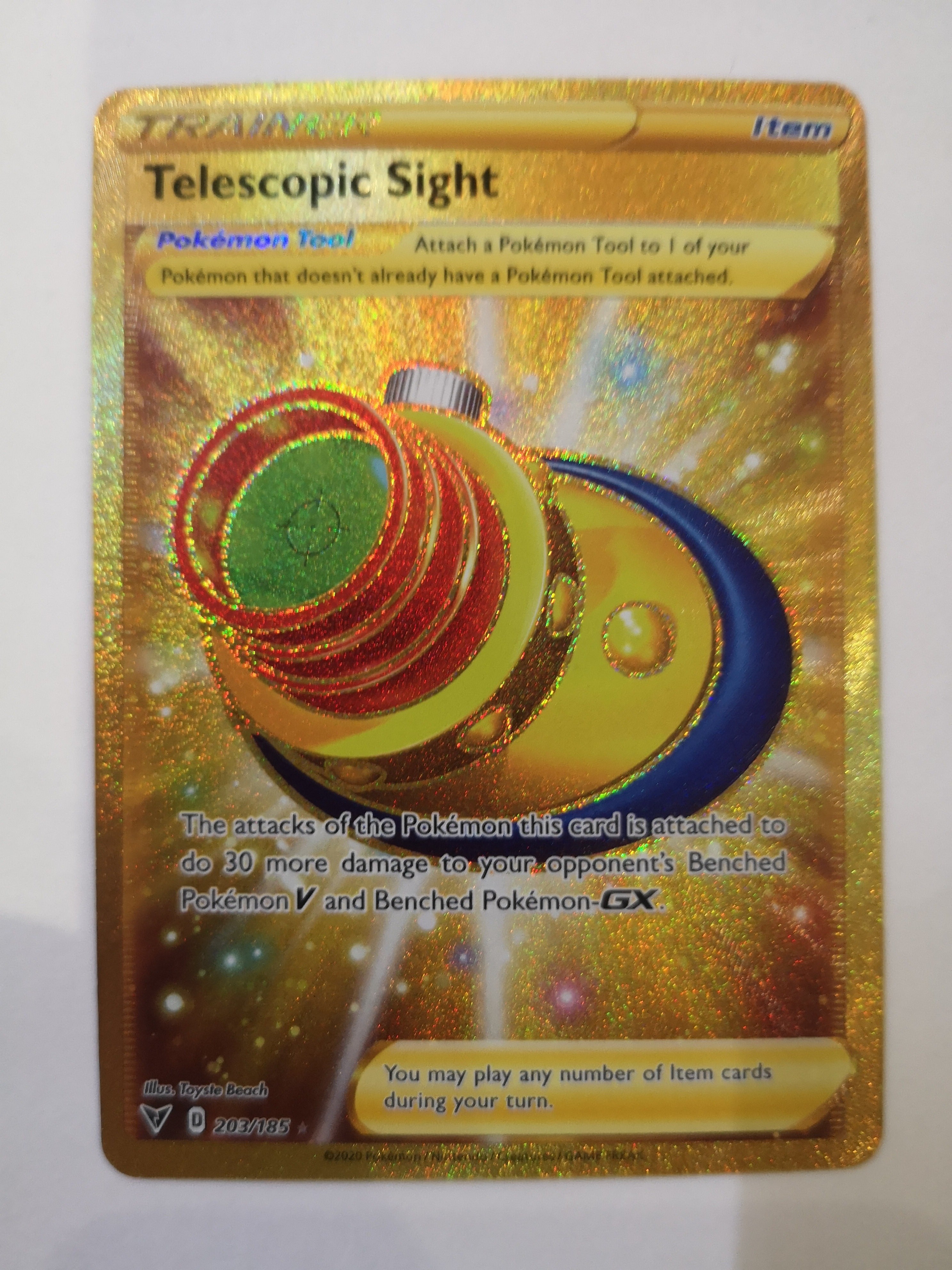 pokemon telescopic sight gold card Pokemon Telescopic Sight 203/185 – Unified Cards