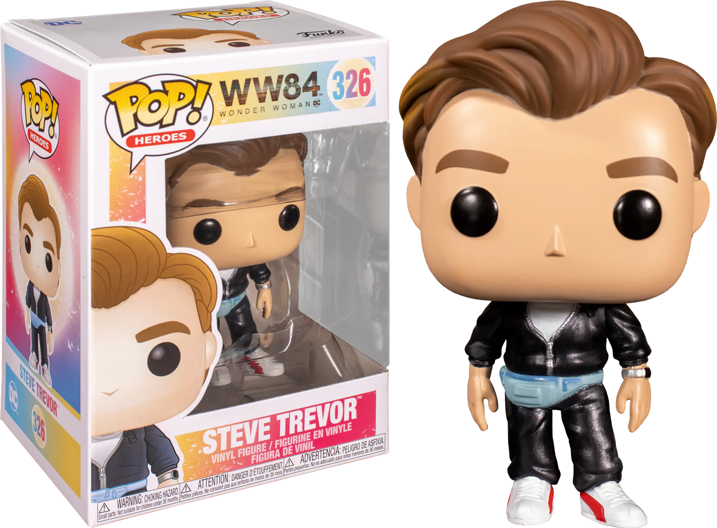Funko Pop Vinyl WW84 Steve Trevor 326 Unified Cards