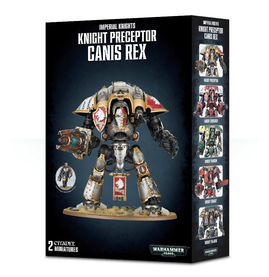 Warhammer 40,000 Imperial Knights Knight Preceptor Ganis Rex