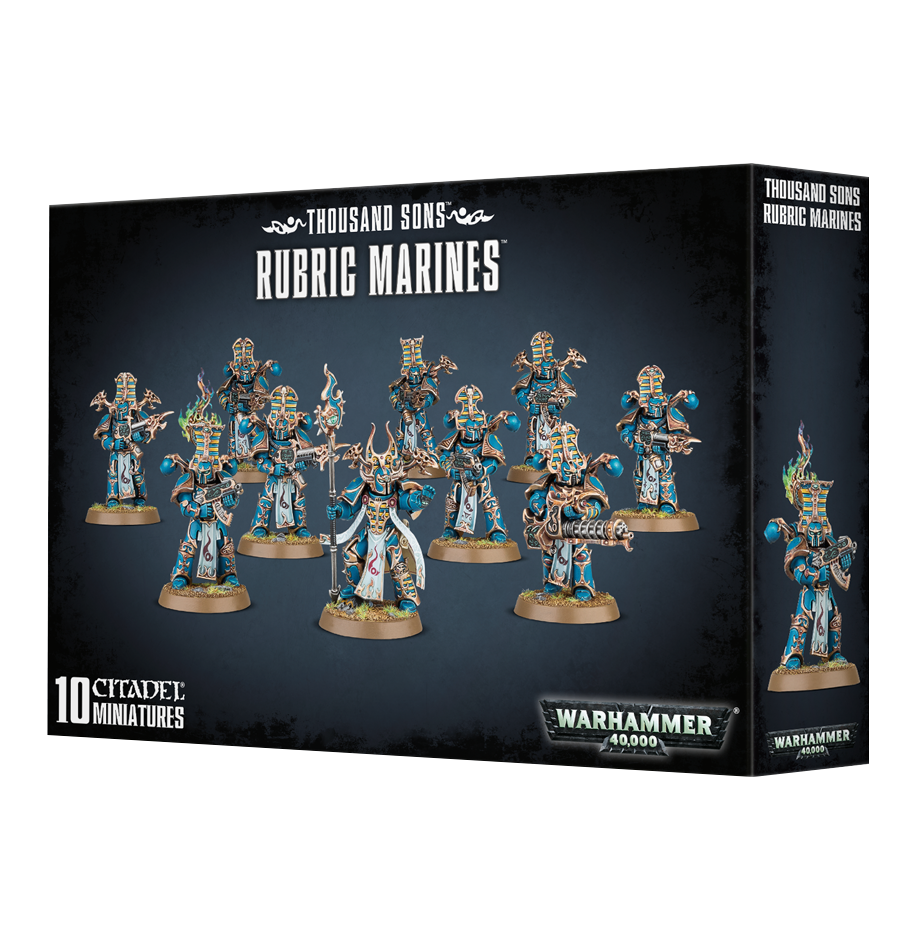 Wahammer 40,000 Thousand sons Rubric Marines