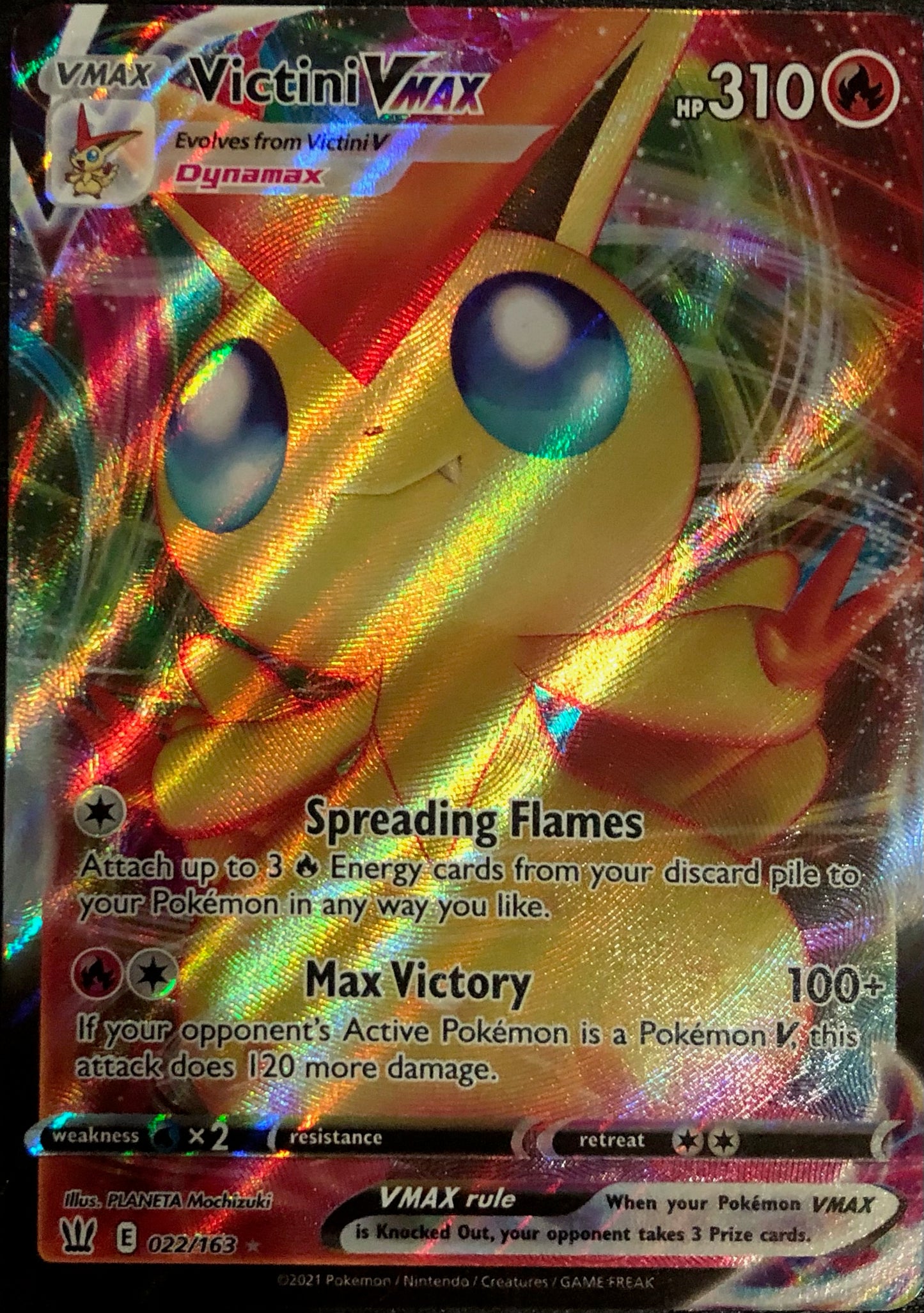 Victini V Max (Full Art) 022/163