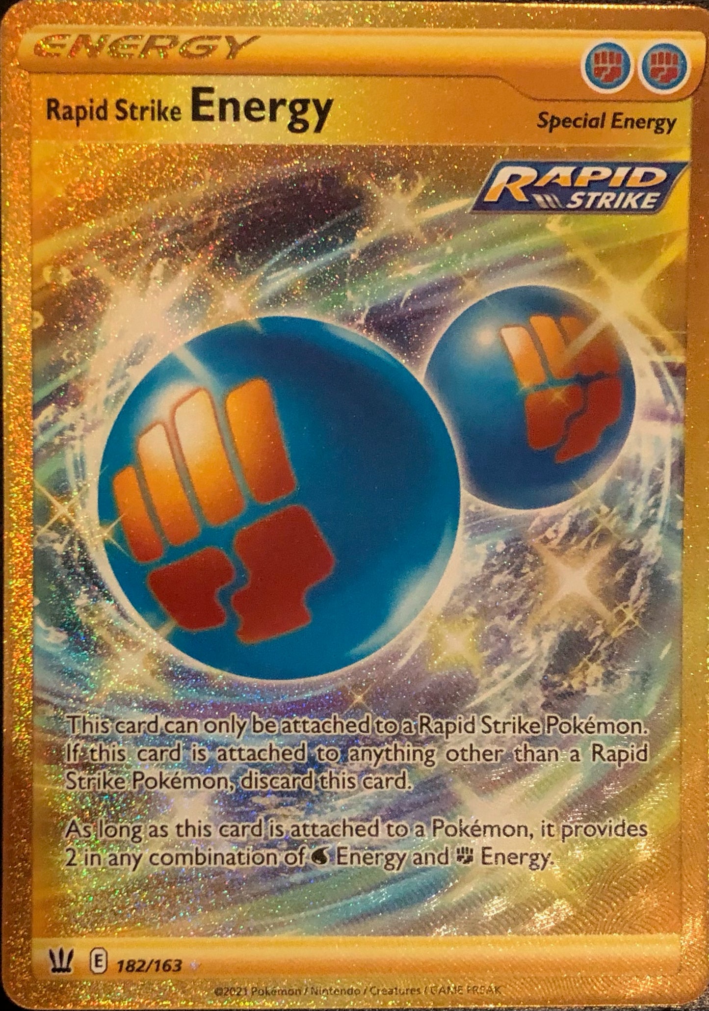 Rapid Strike Energy Rapid Strike Rare 182/163